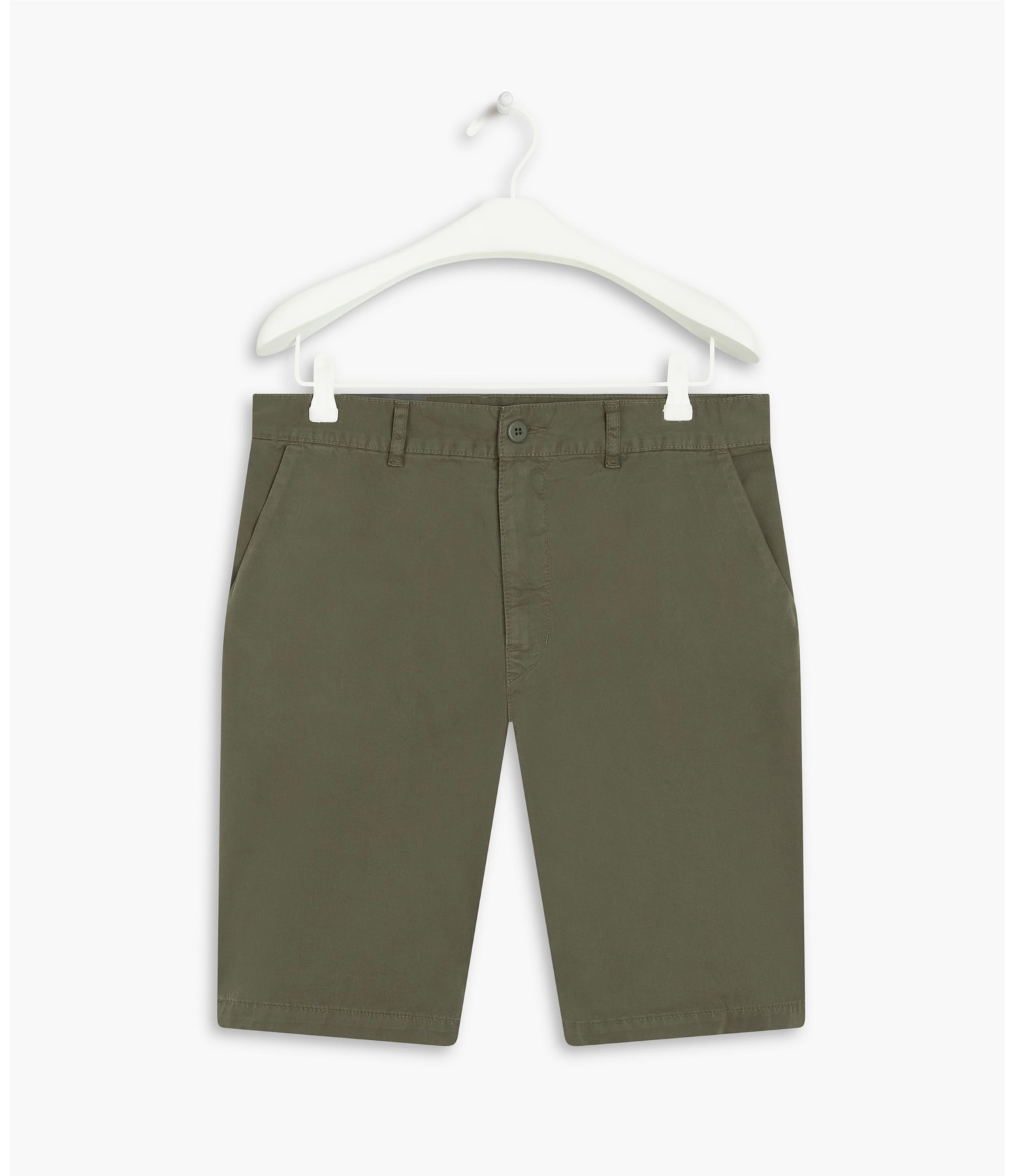 Bermuda Chino Reta New Verde Escuro