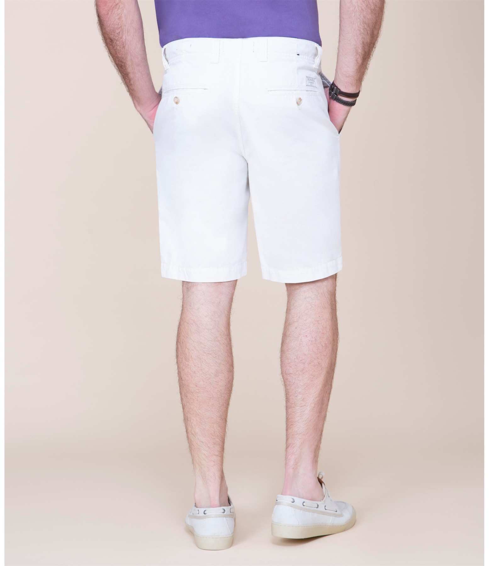Bermuda Chino Sunset Off White