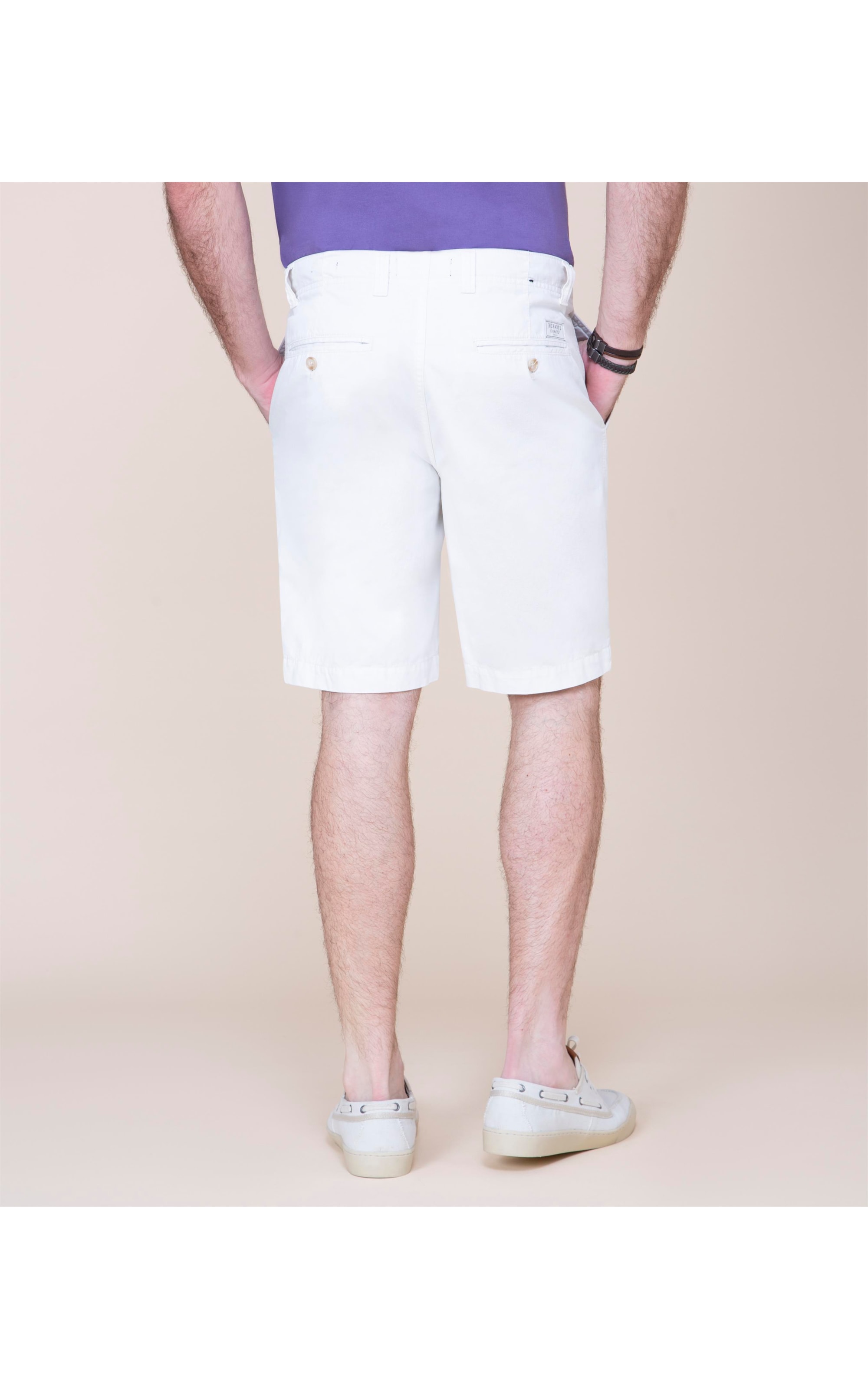 Bermuda Chino Sunset Off White