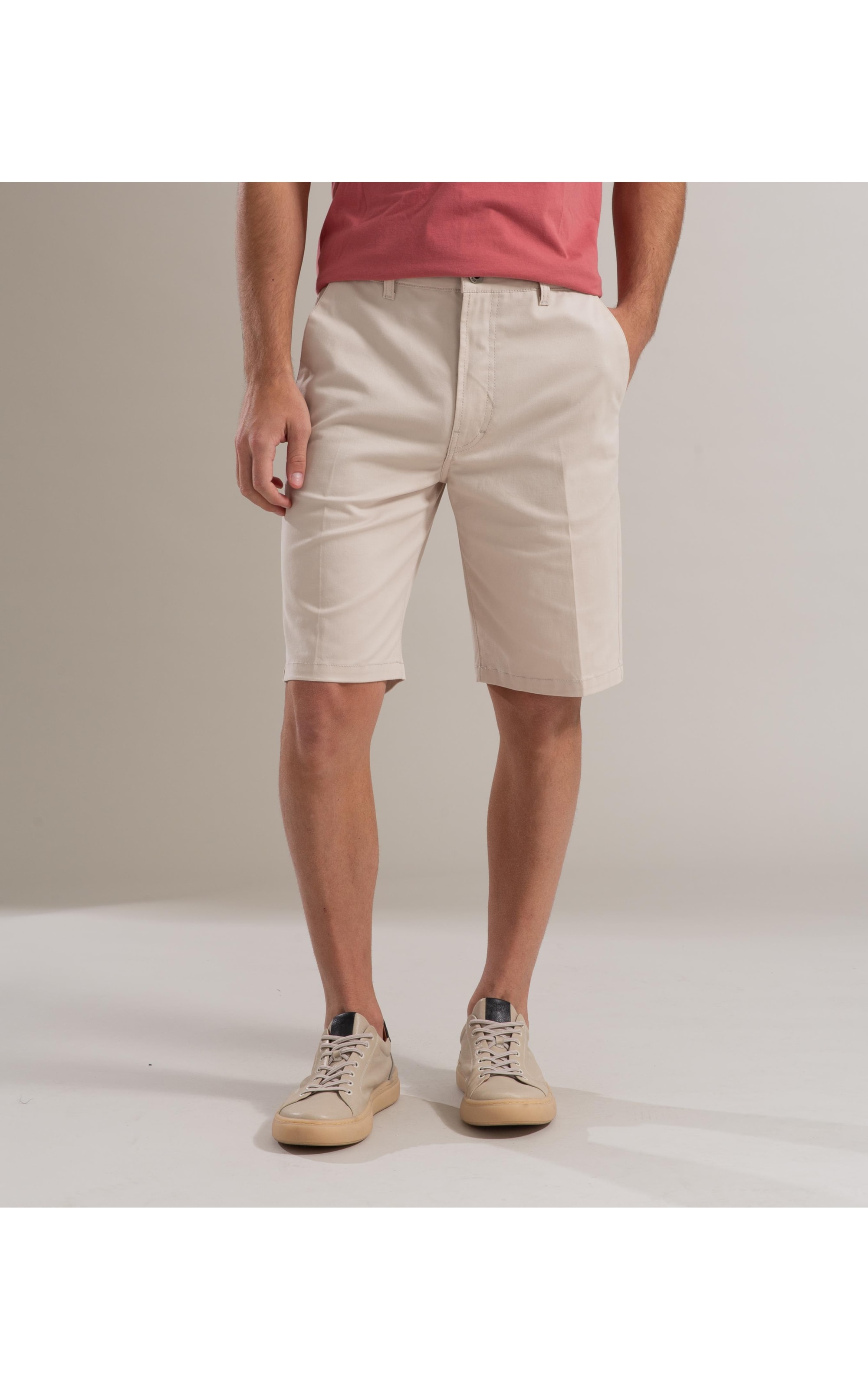 Bermuda Chino Vmp Piece Dye Hibrida Sandy