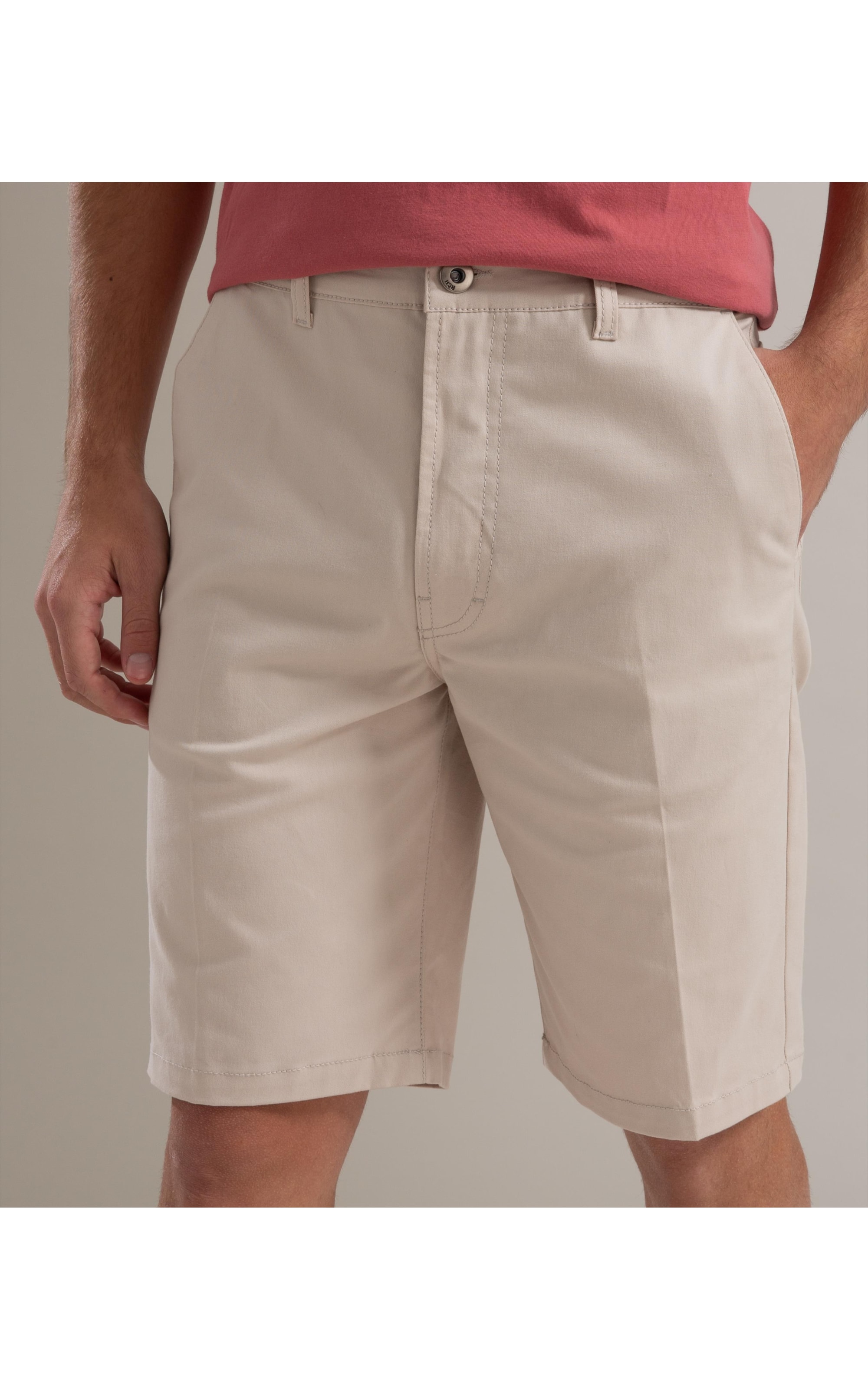 Bermuda Chino Vmp Piece Dye Hibrida Sandy