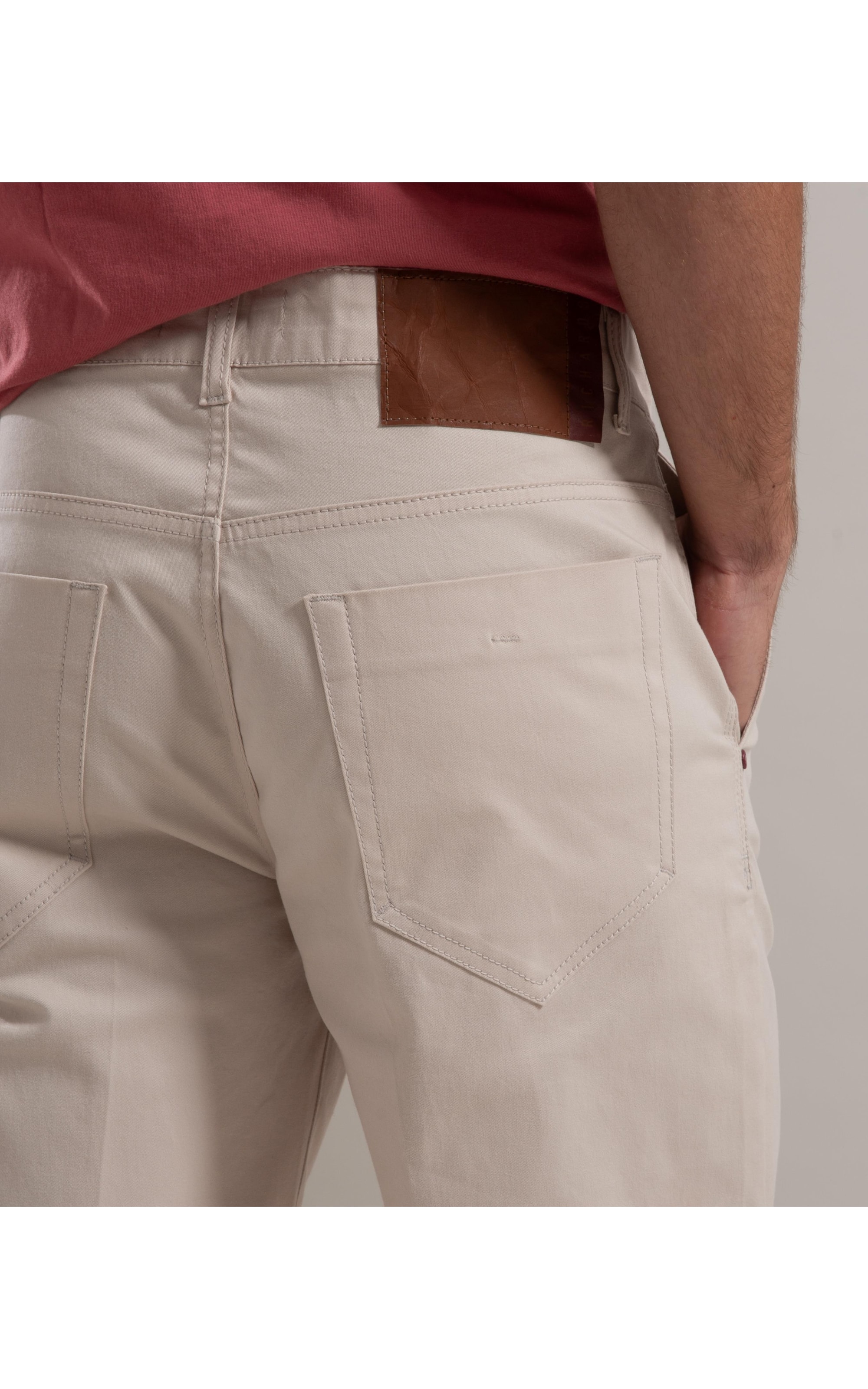 Bermuda Chino Vmp Piece Dye Hibrida Sandy