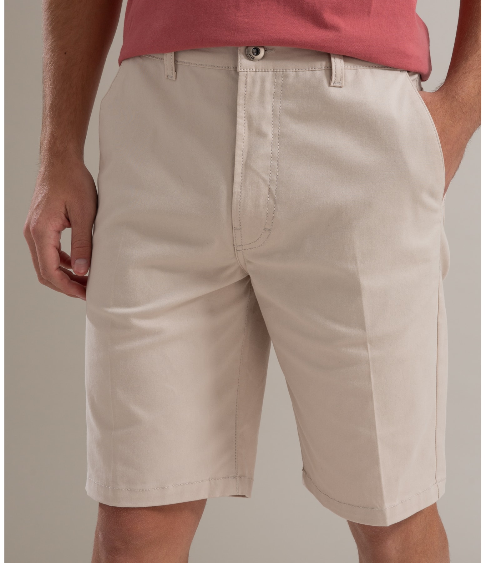 Bermuda Chino Vmp Piece Dye Hibrida Sandy