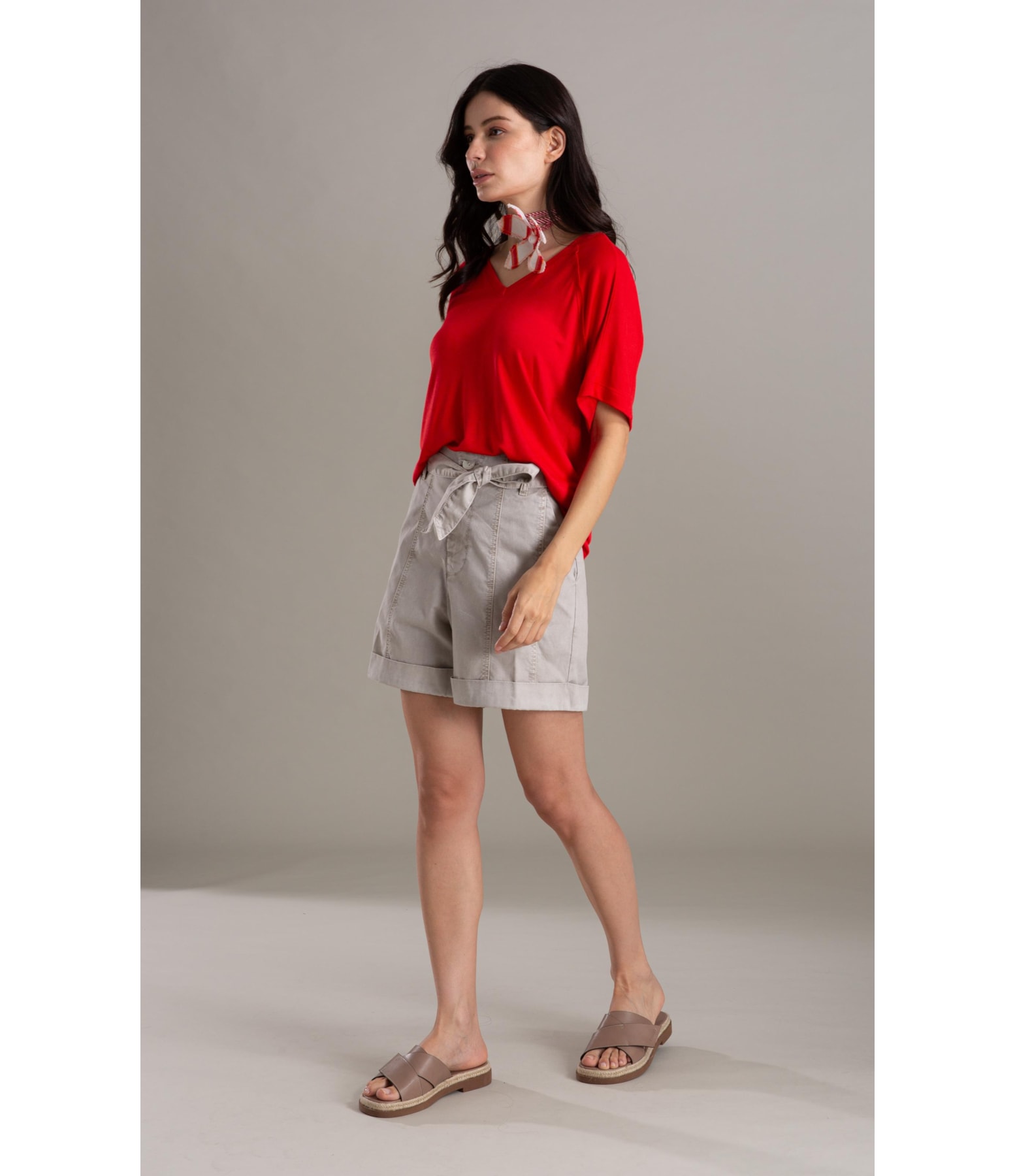 Bermuda Clochard Faixa Silver