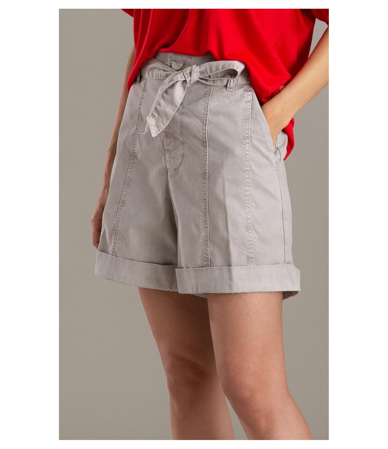 Bermuda Clochard Faixa Silver