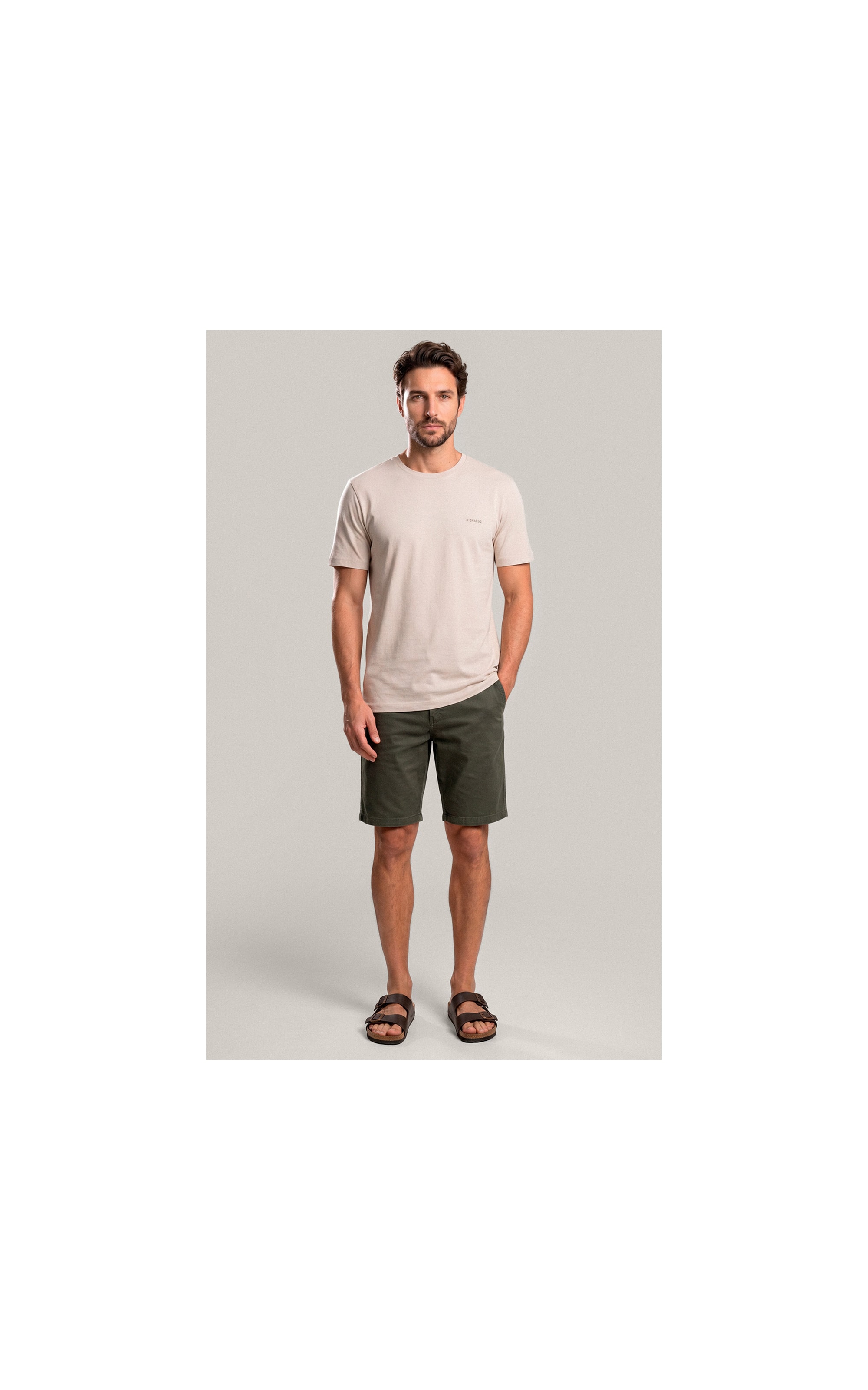 Bermuda Color Twill Floresta