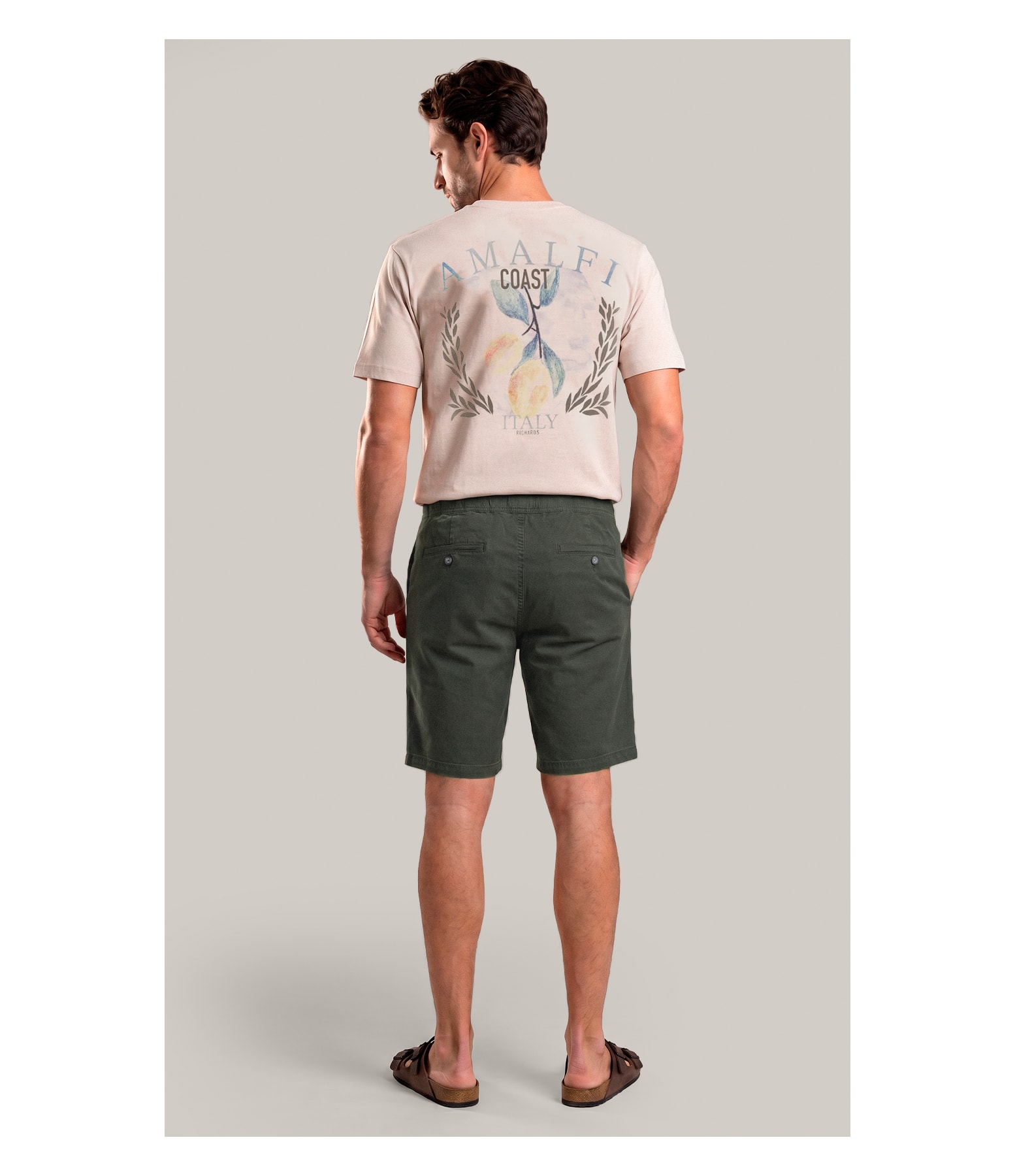 Bermuda Color Twill Floresta