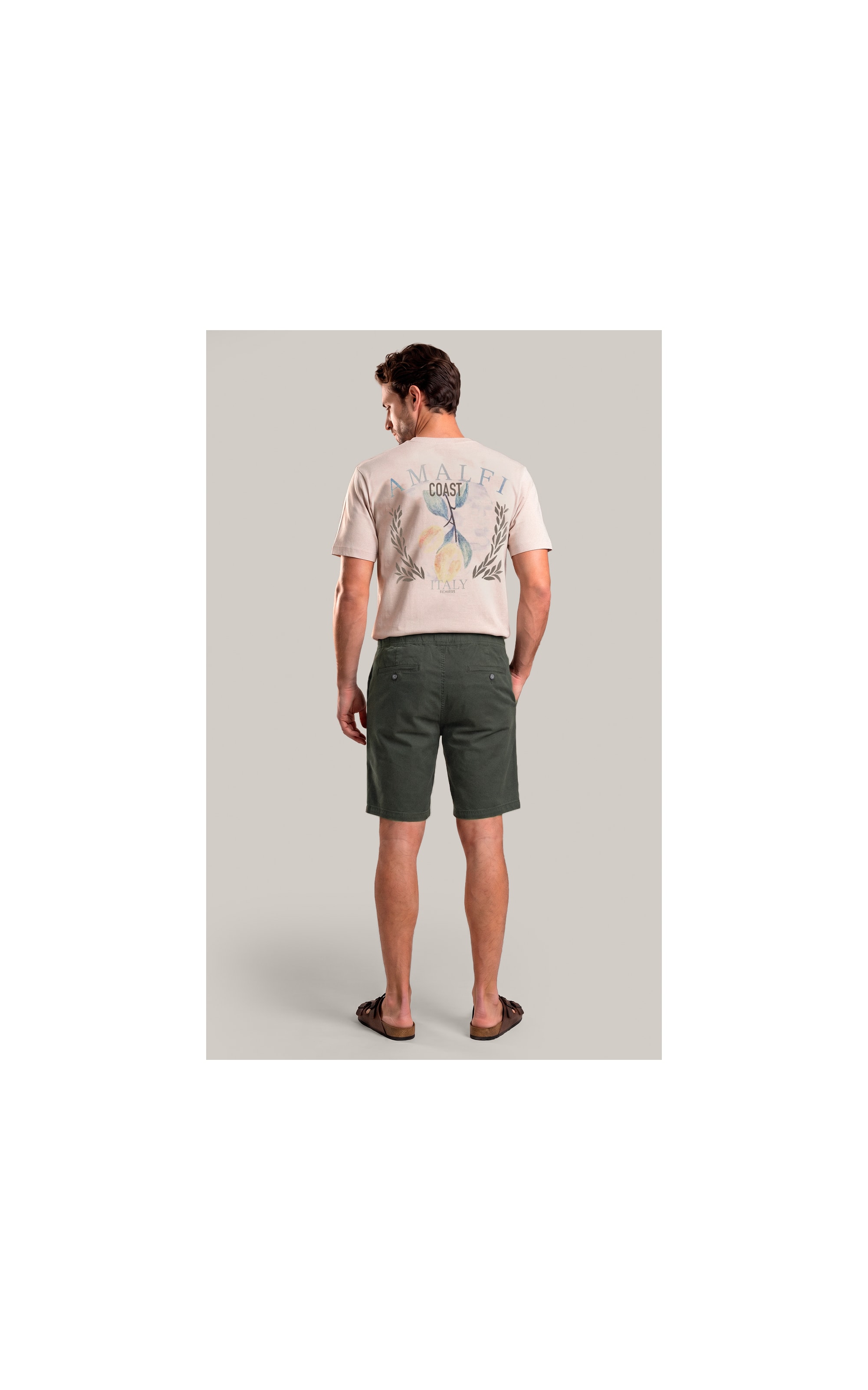 Bermuda Color Twill Floresta