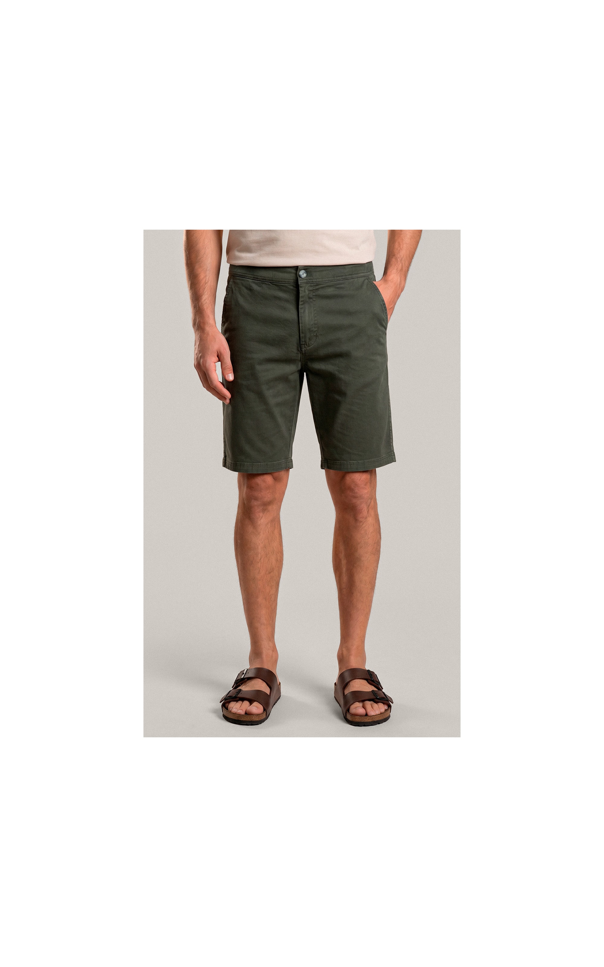 Bermuda Color Twill Floresta