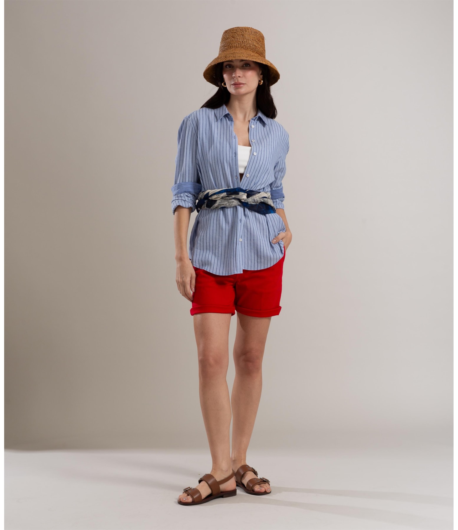 Bermuda Curta Jogging Cannes Vermelho