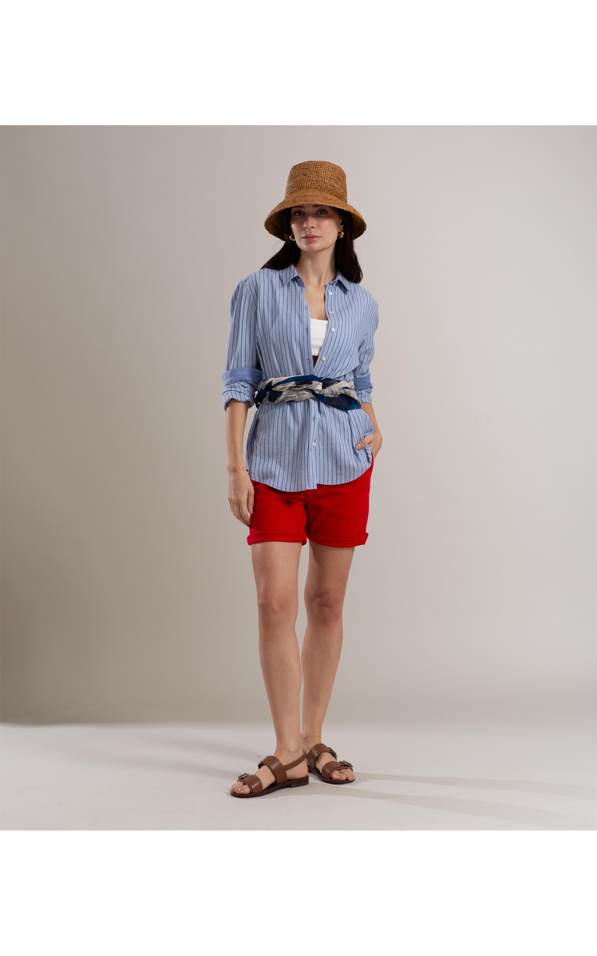 Bermuda Curta Jogging Cannes Vermelho