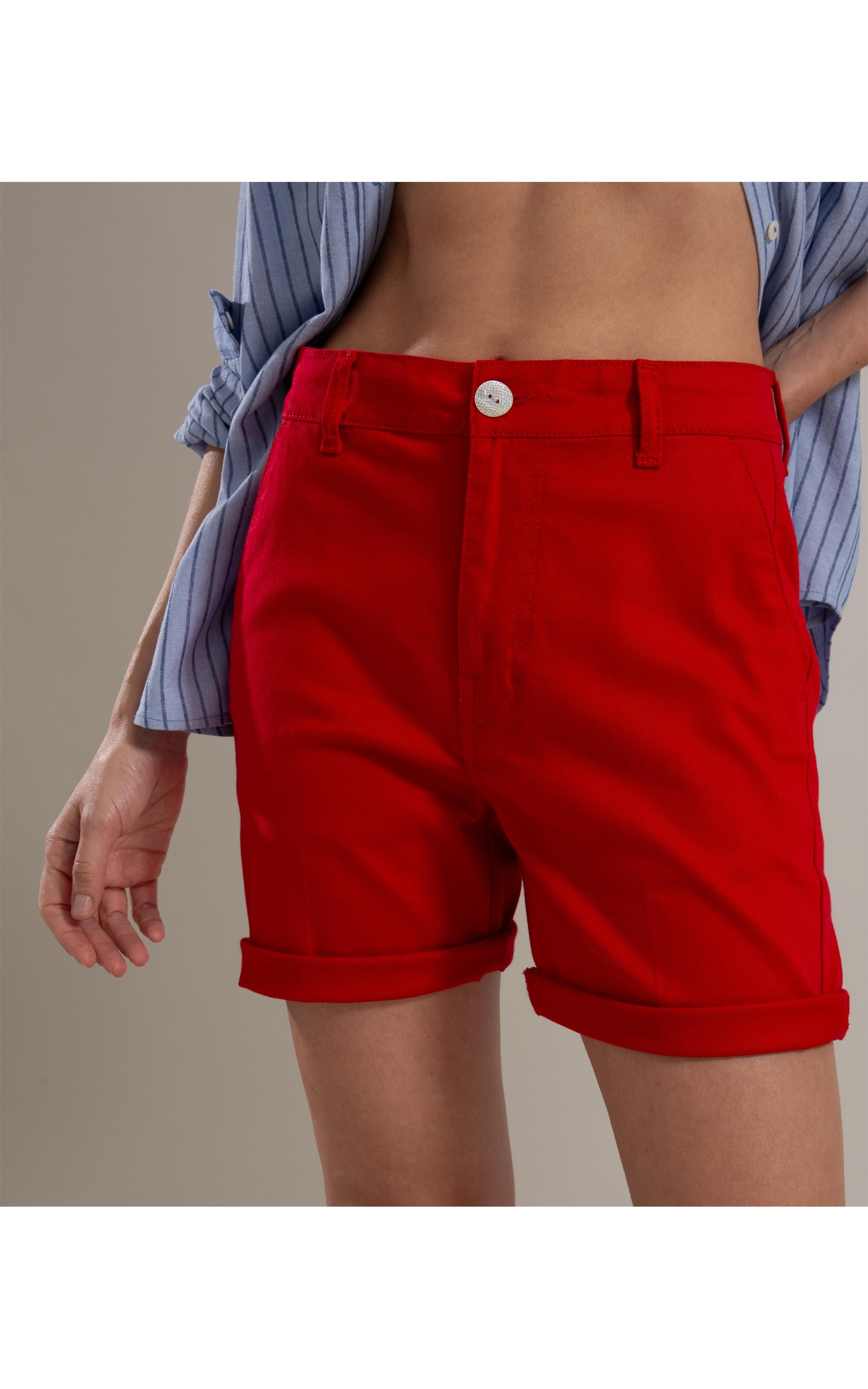 Bermuda Curta Jogging Cannes Vermelho