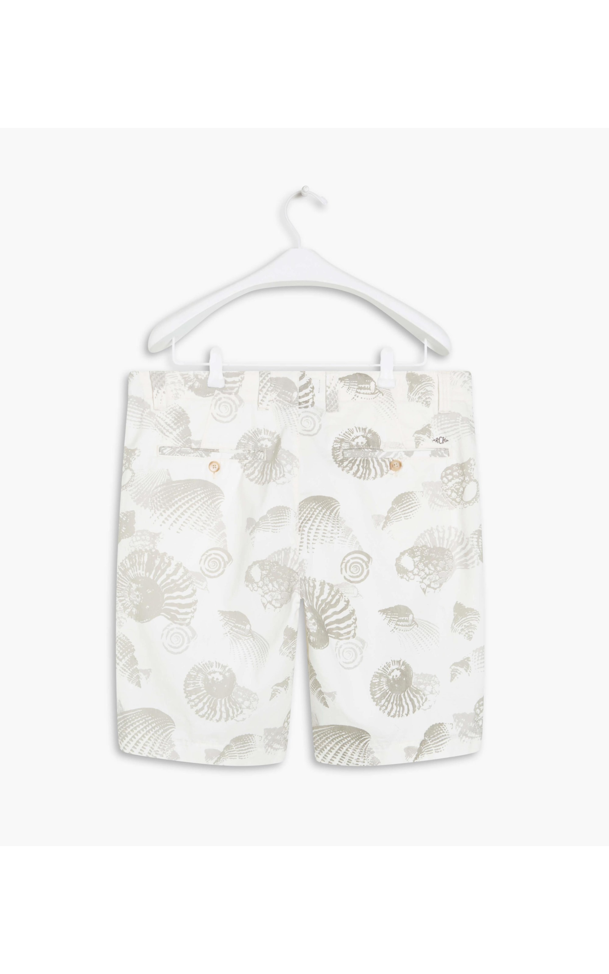 Bermuda Estampa Conchas Off White