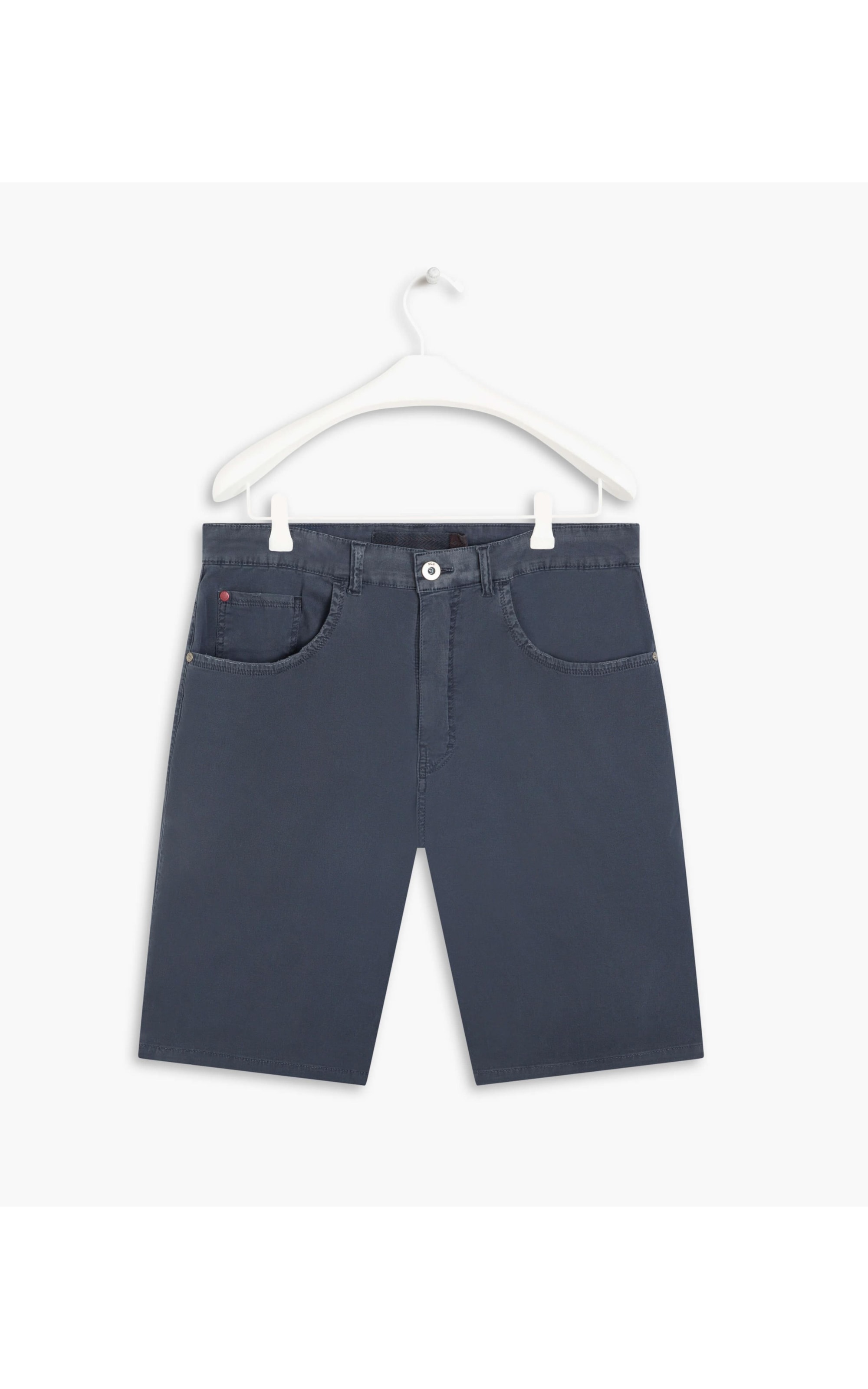 Bermuda Five Pockets Canvas Marinho