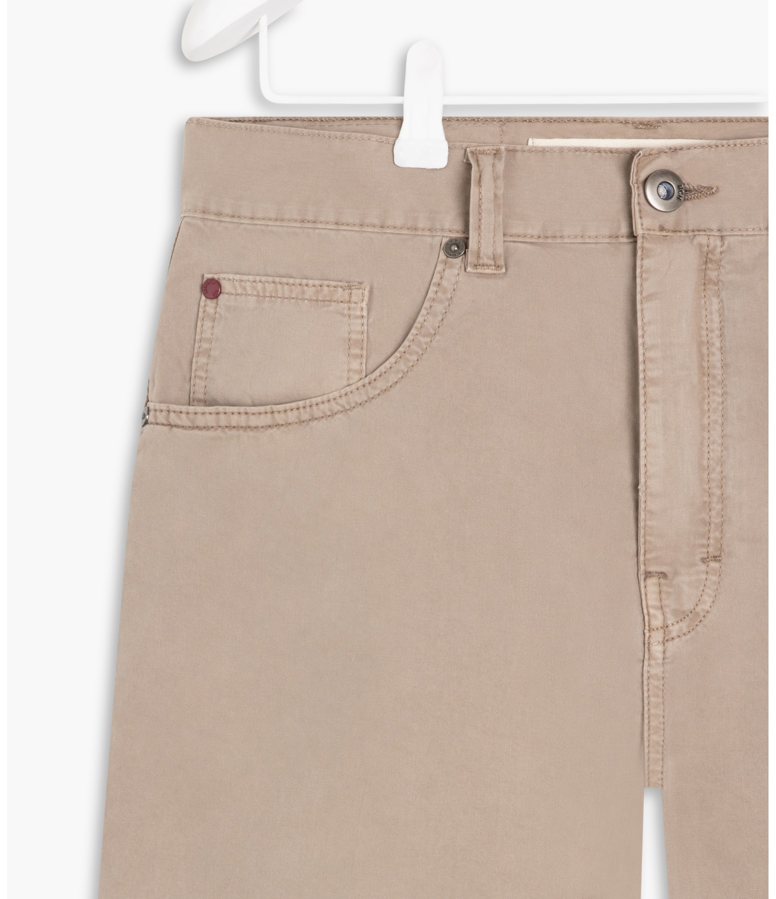 Bermuda Five Pockets Cinza Medio