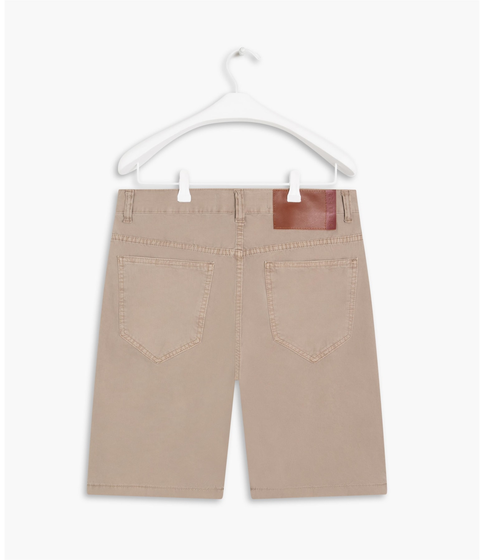 Bermuda Five Pockets Cinza Medio