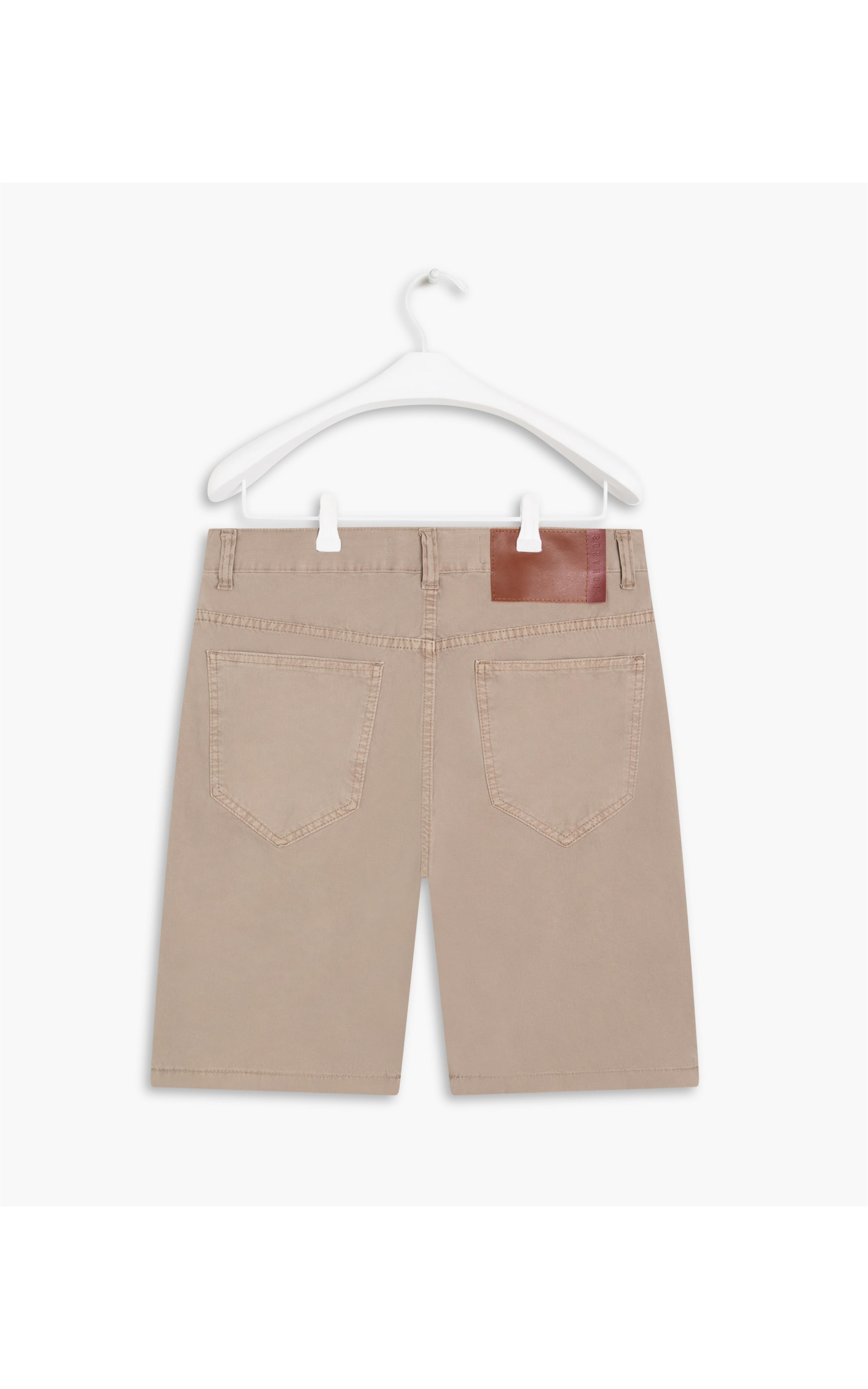 Bermuda Five Pockets Cinza Medio