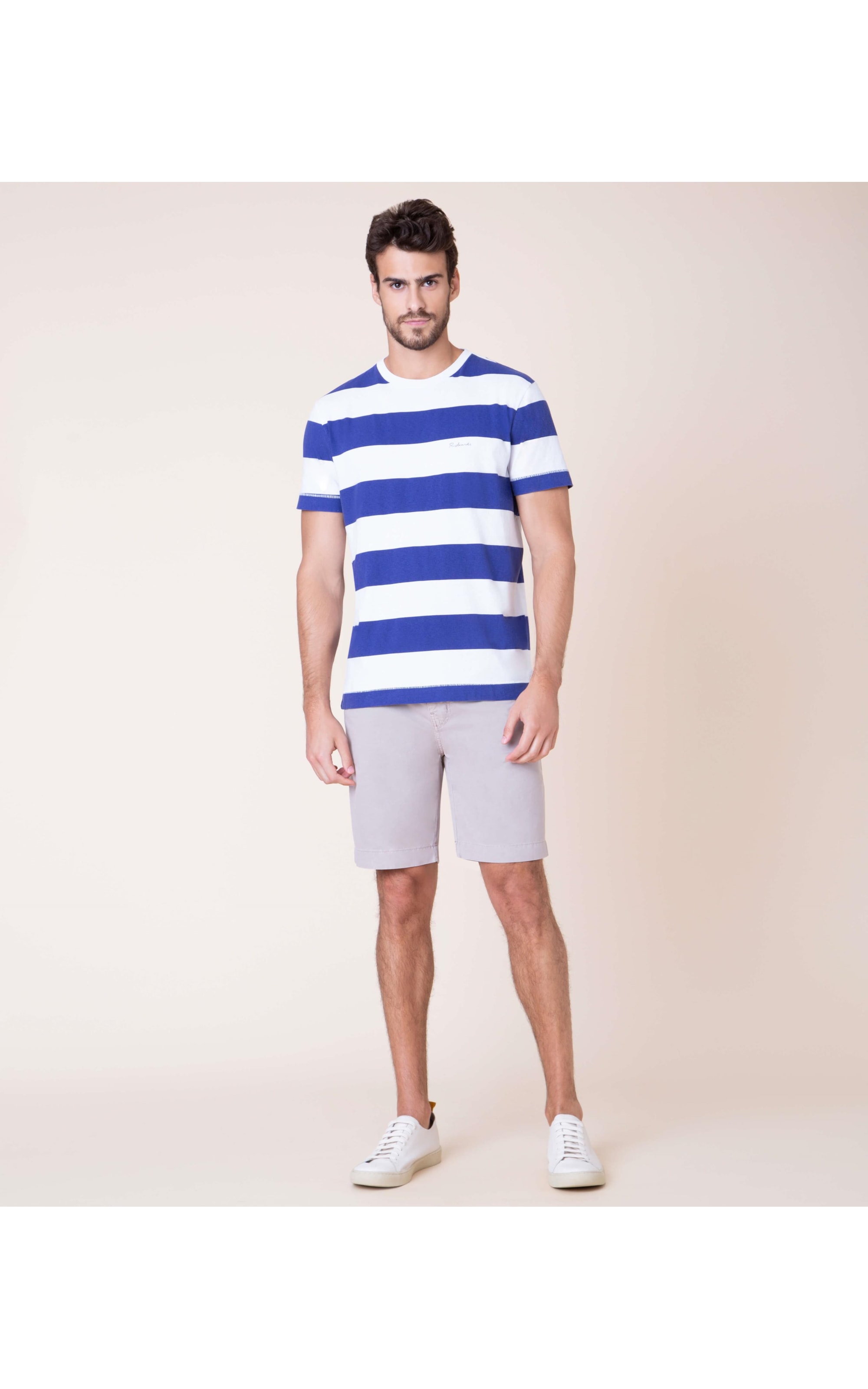 Bermuda Five Pockets Cinza Medio