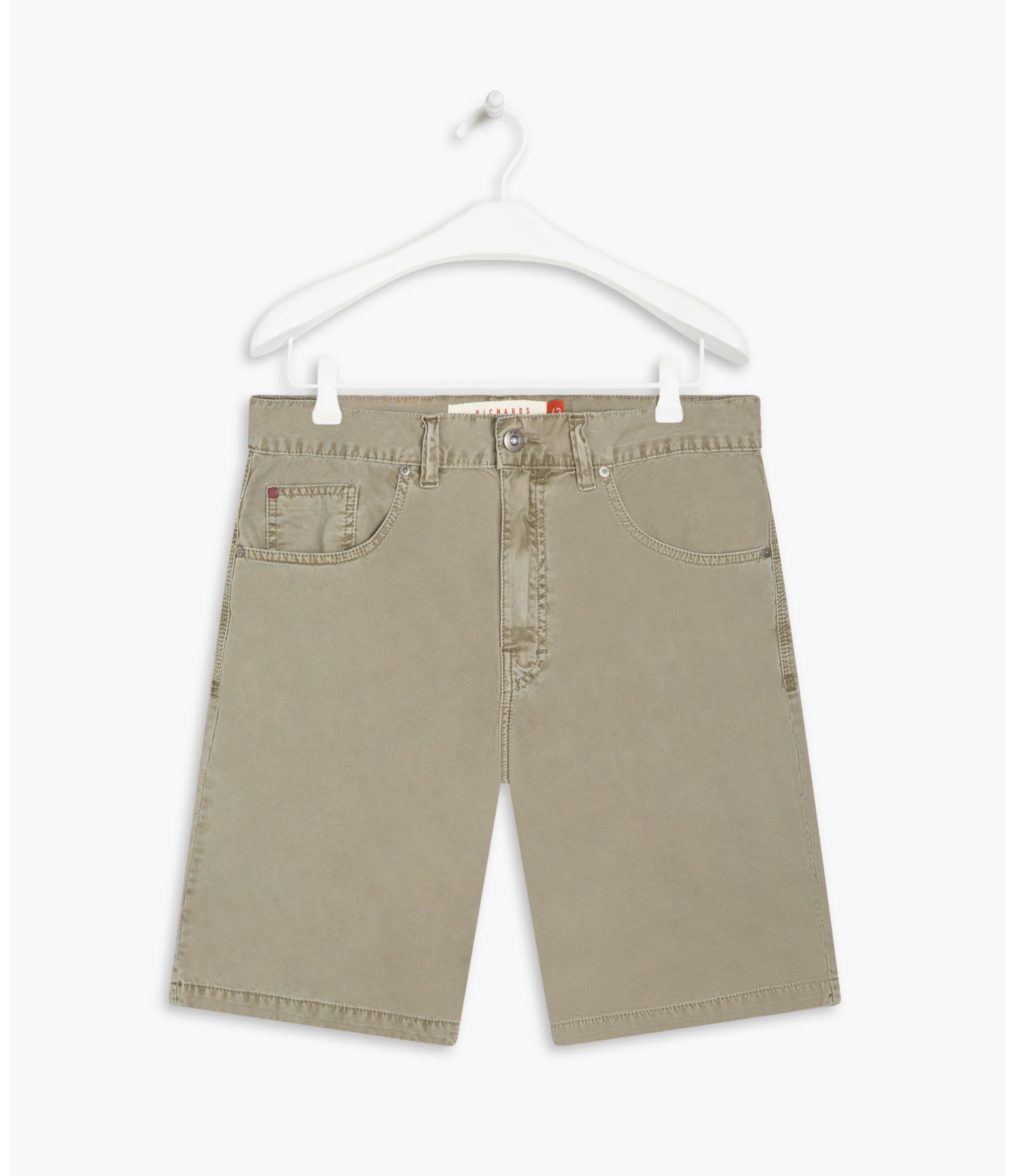 Bermuda Five Pockets Color Twill Caqui