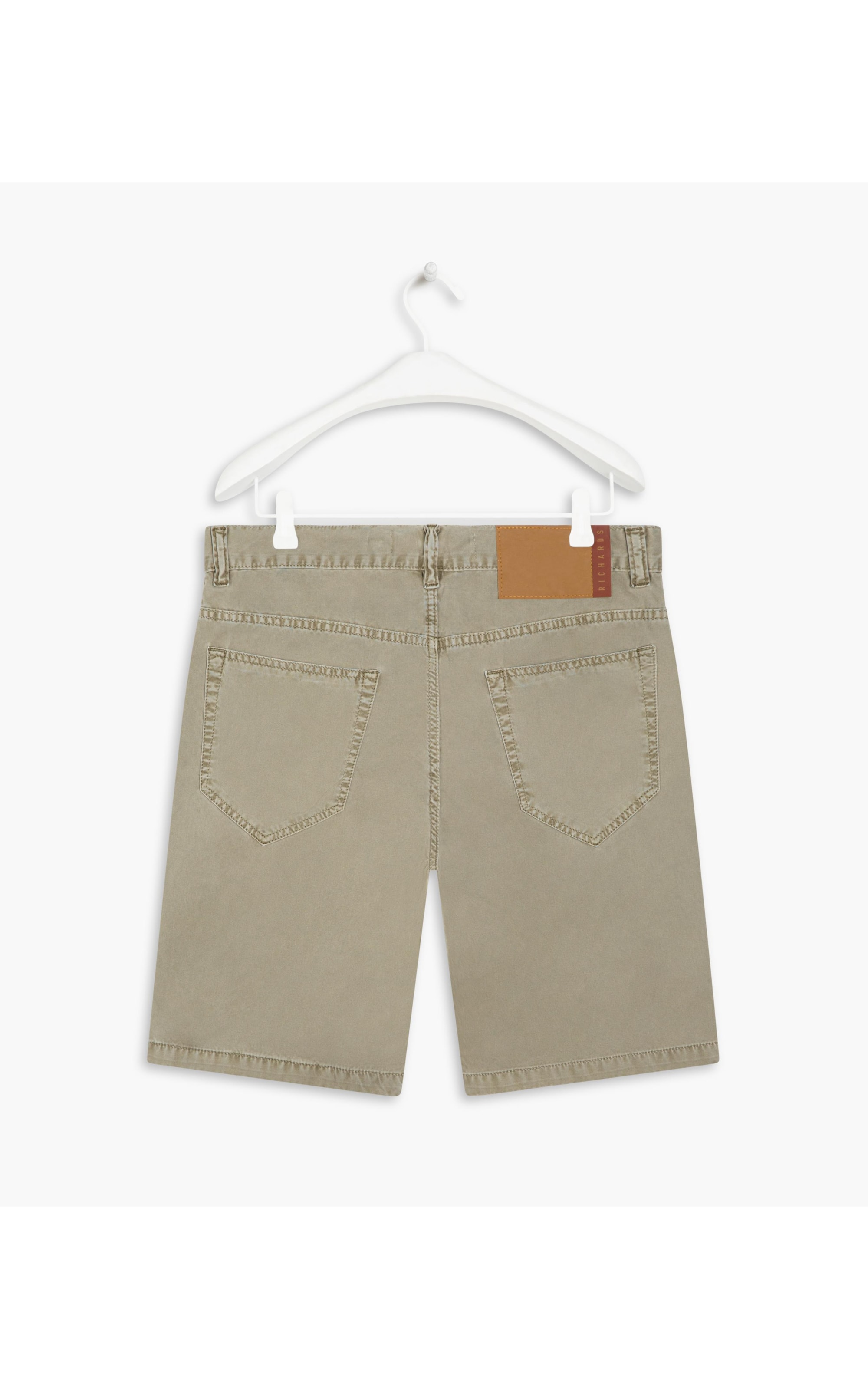 Bermuda Five Pockets Color Twill Caqui