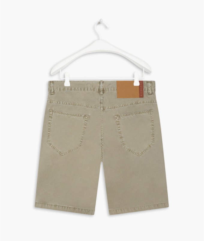 Bermuda Five Pockets Color Twill Caqui