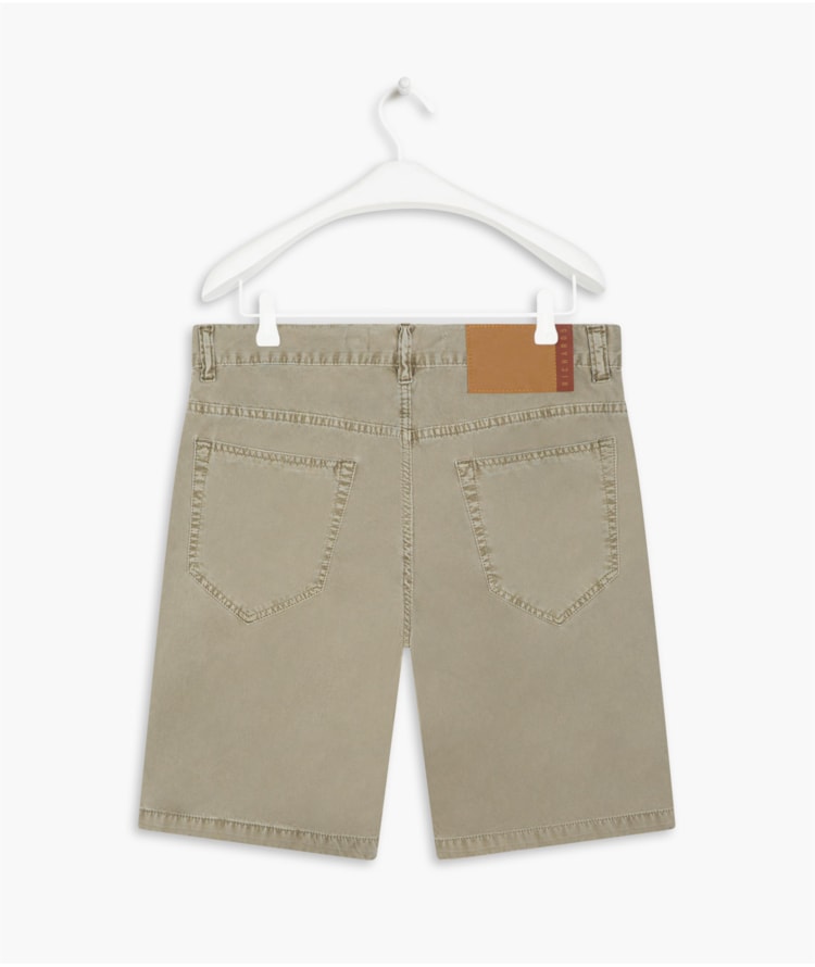 Bermuda Five Pockets Color Twill Caqui