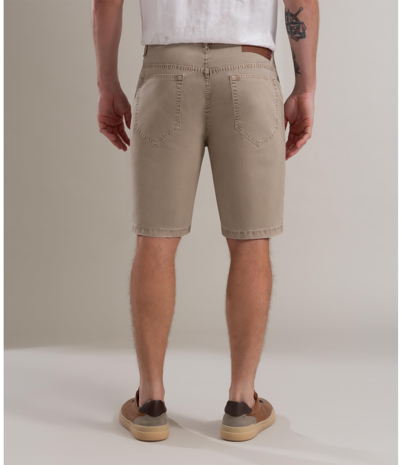 Bermuda Five Pockets Color Twill Husk