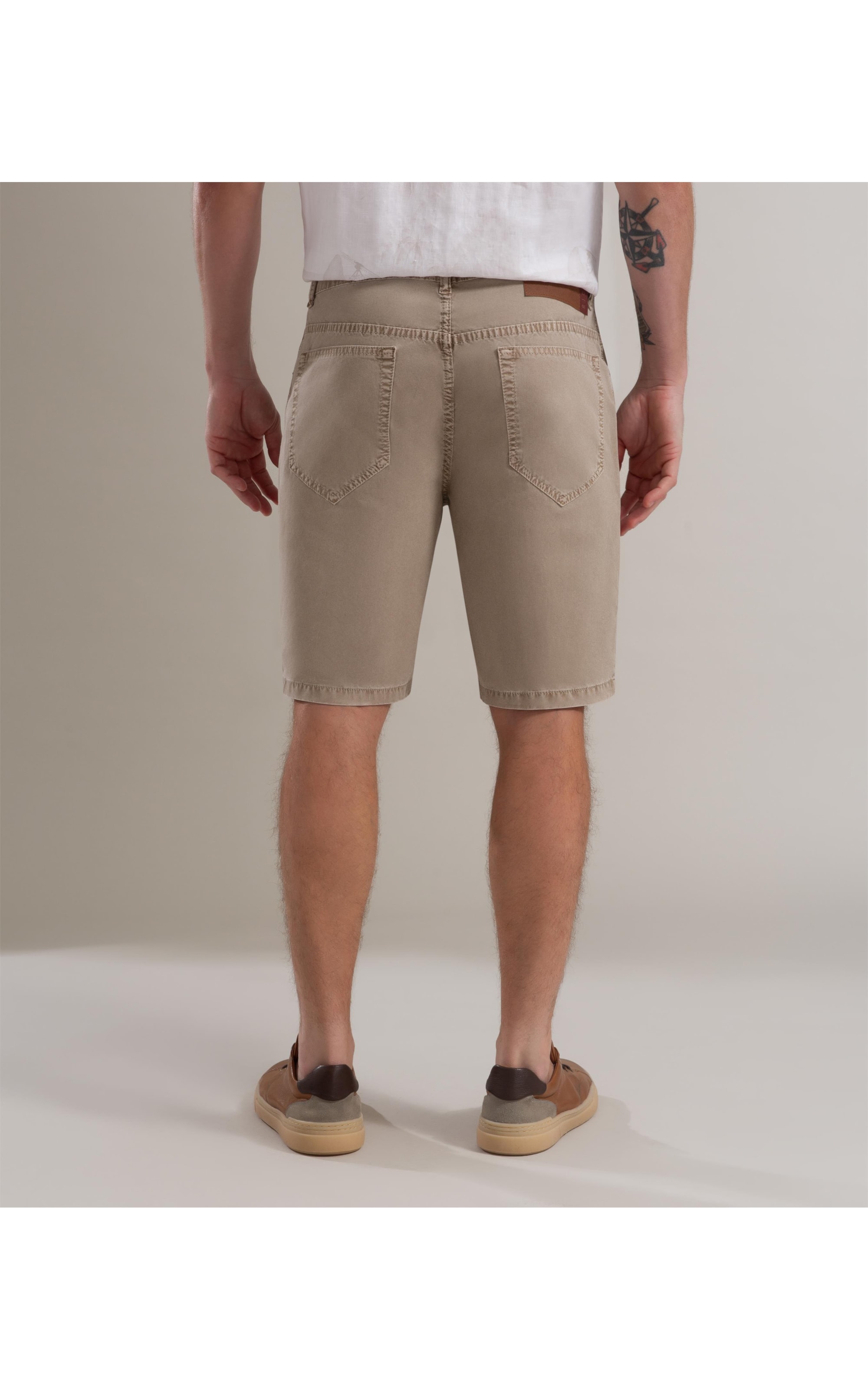 Bermuda Five Pockets Color Twill Husk