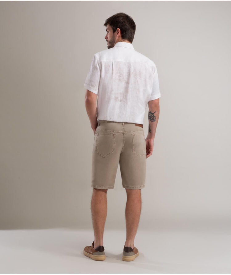 Bermuda Five Pockets Color Twill Husk