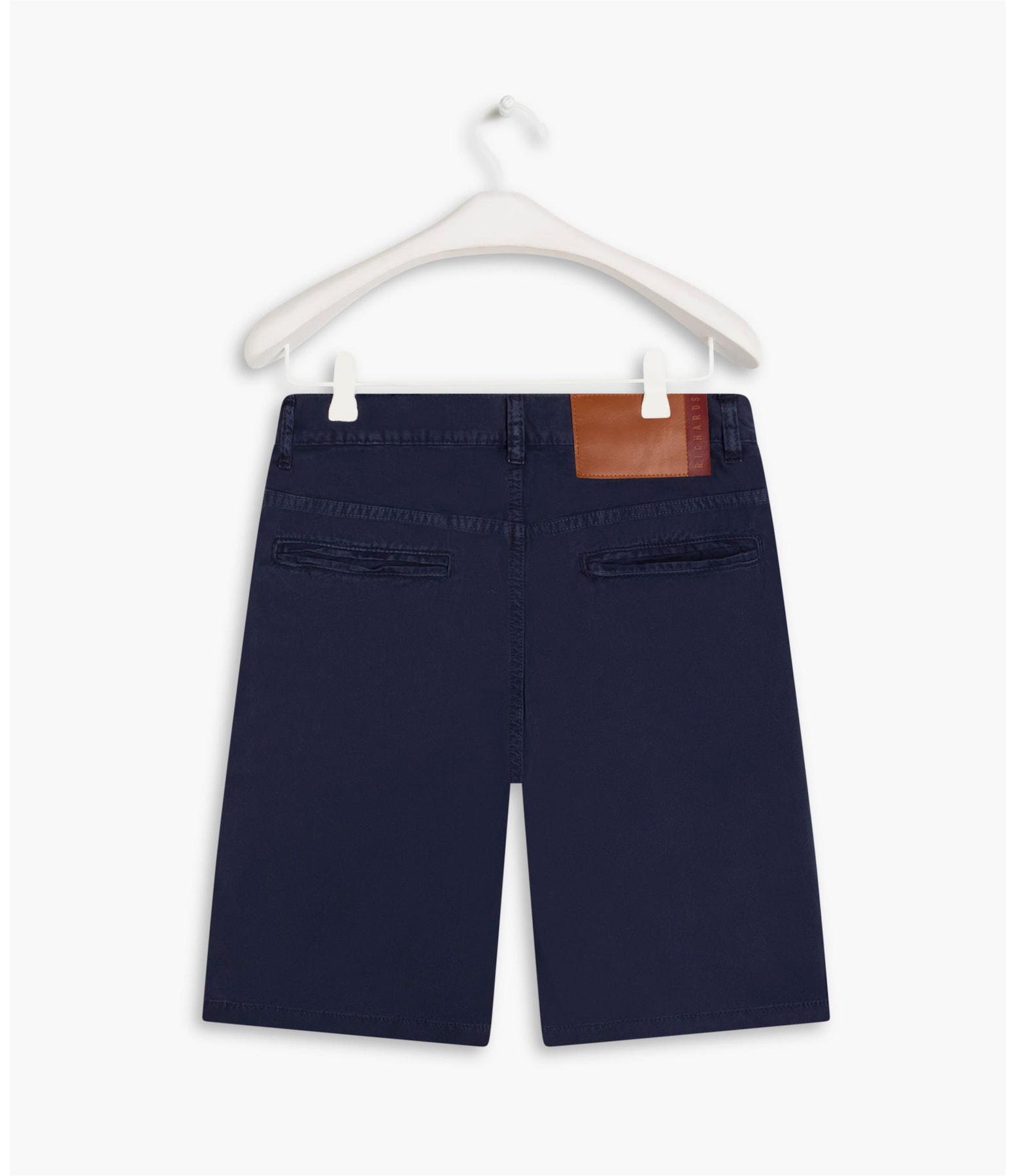 Bermuda Five Pockets Color Twill Purple Blue
