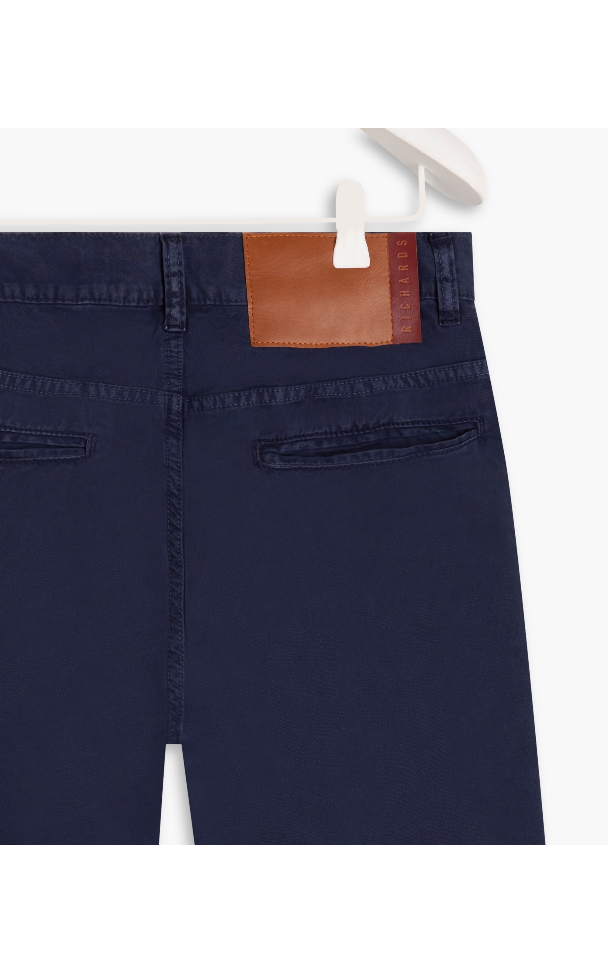 Bermuda Five Pockets Color Twill Purple Blue