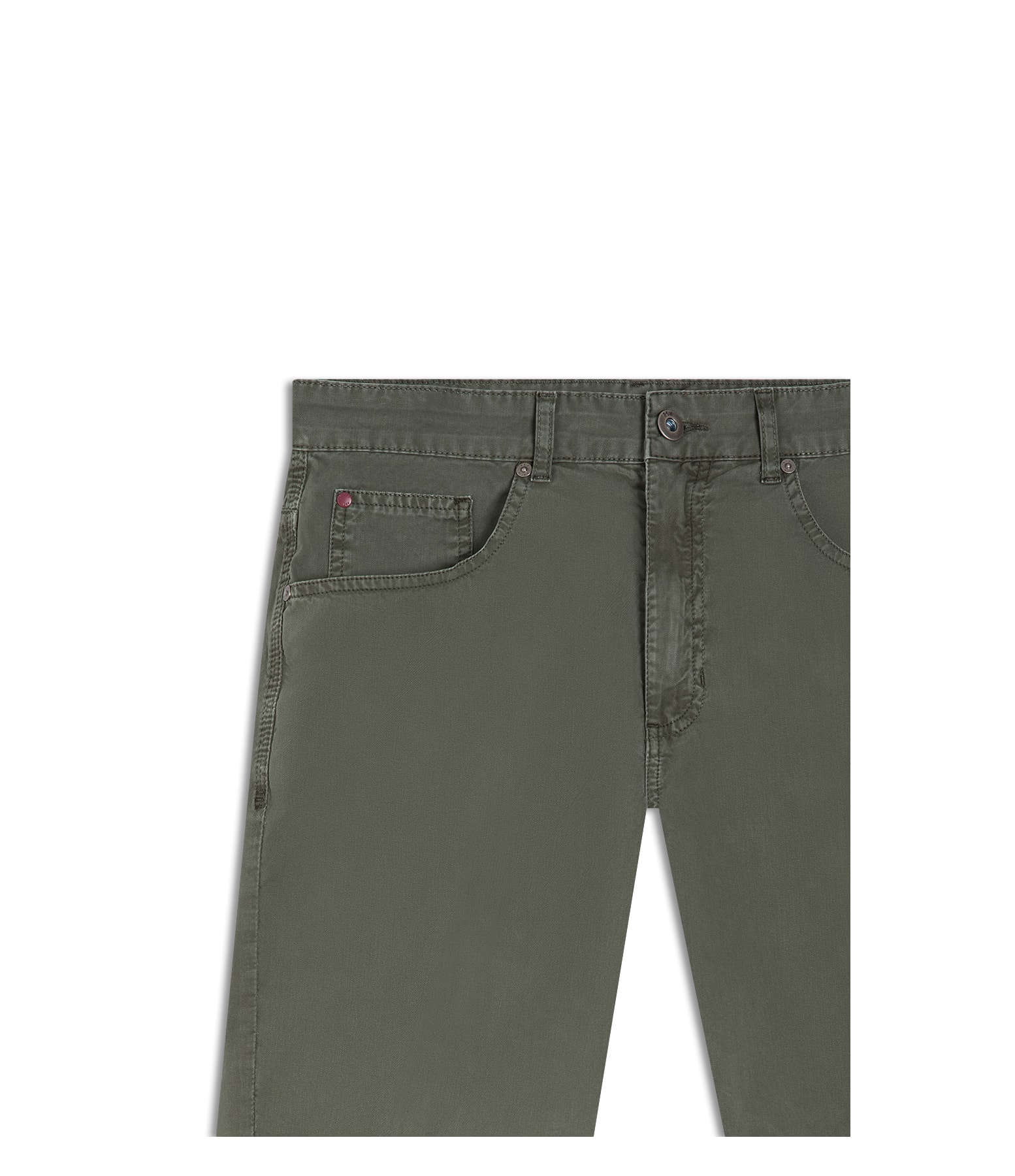 Bermuda Five Pockets Color Twill Verde Escuro