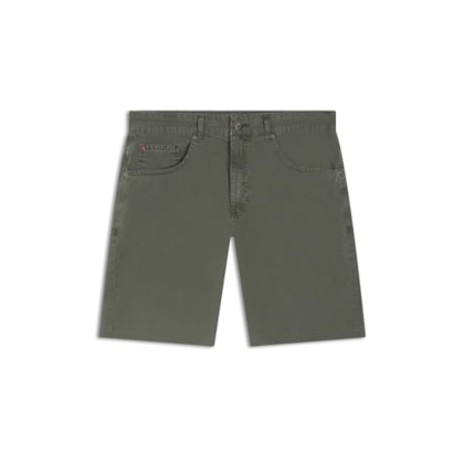 Bermuda Five Pockets Color Twill Verde Escuro