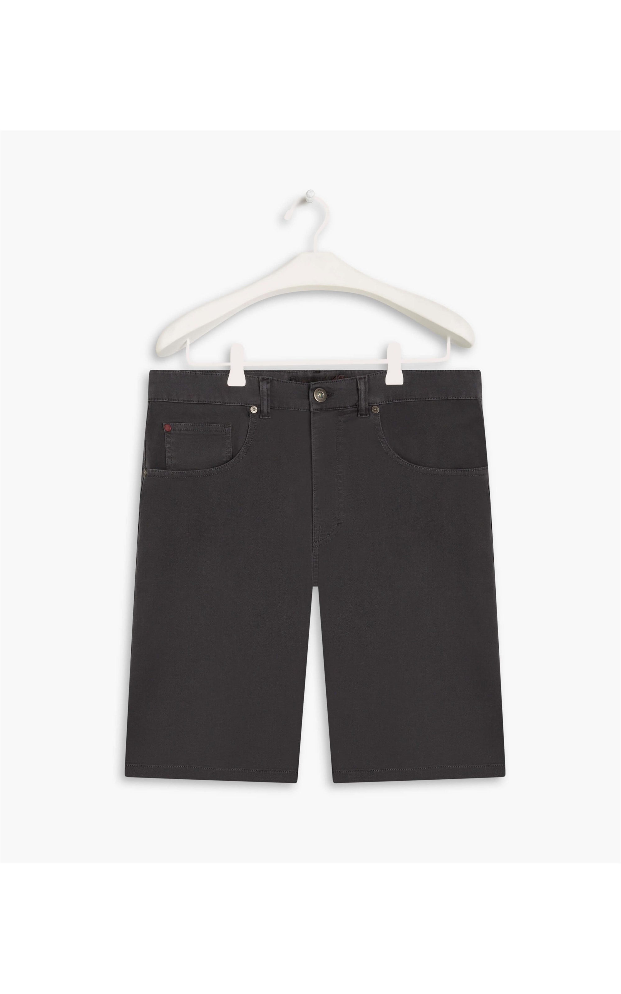 Bermuda Five Pockets Jogging Cinza Medio