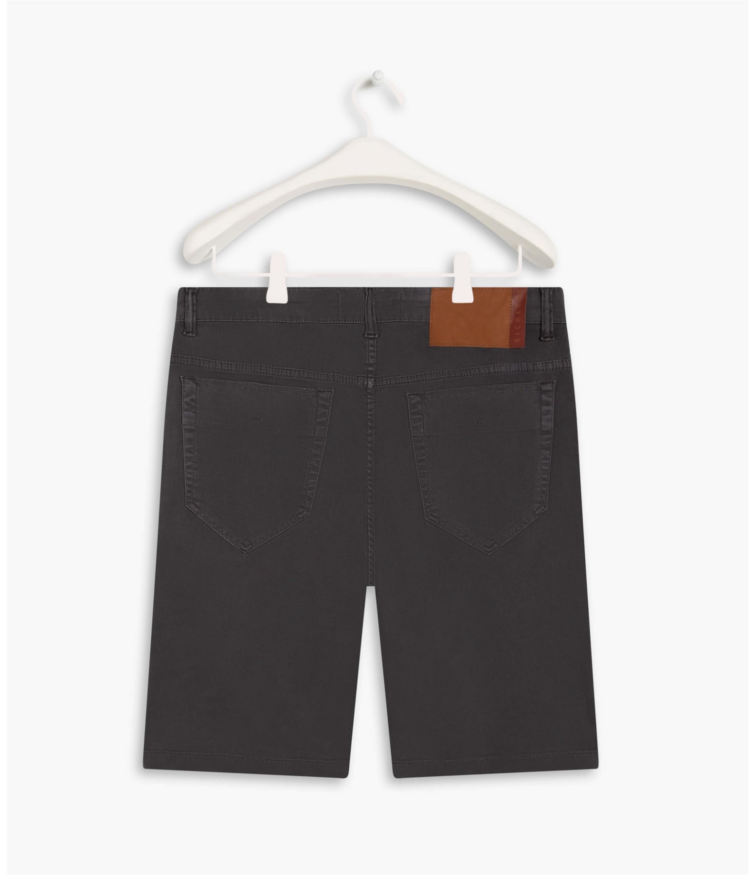 Bermuda Five Pockets Jogging Cinza Medio