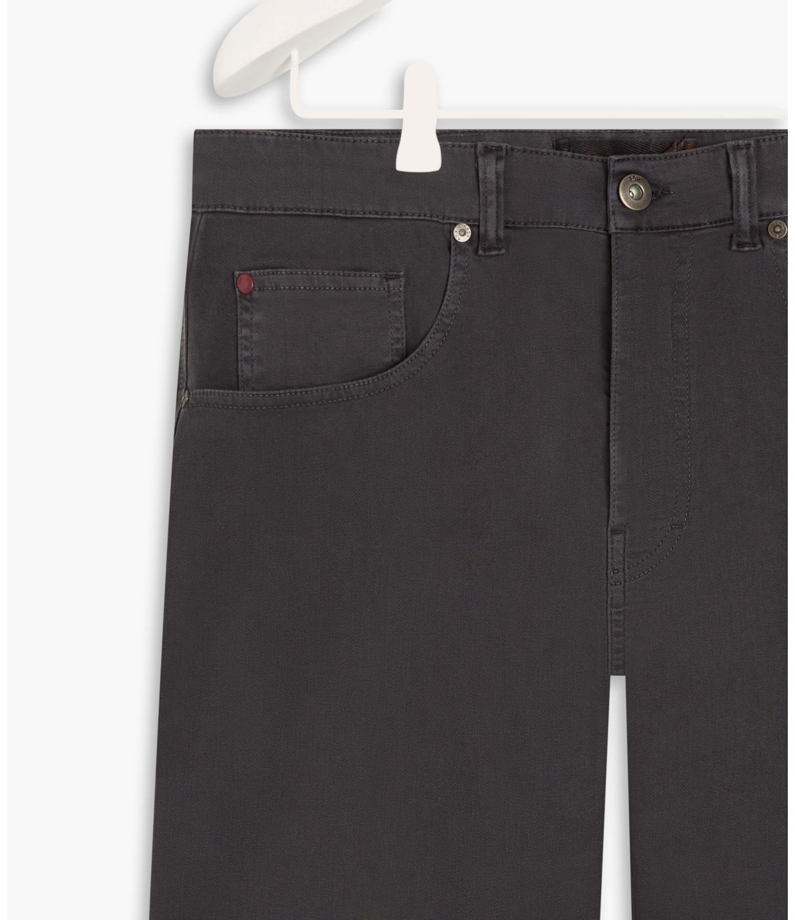 Bermuda Five Pockets Jogging Cinza Medio