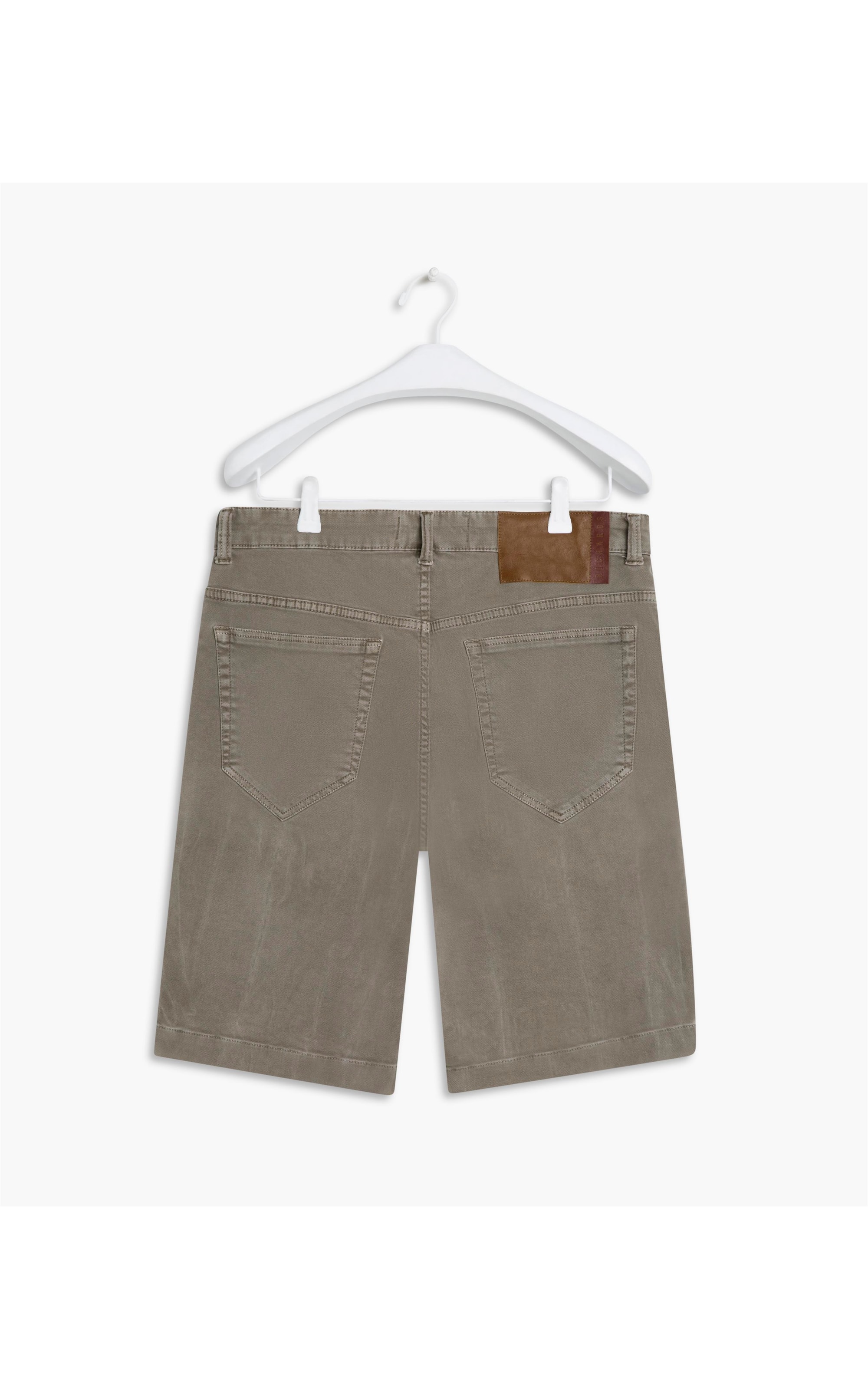 Bermuda Five Pockets Jogging Cinza Medio