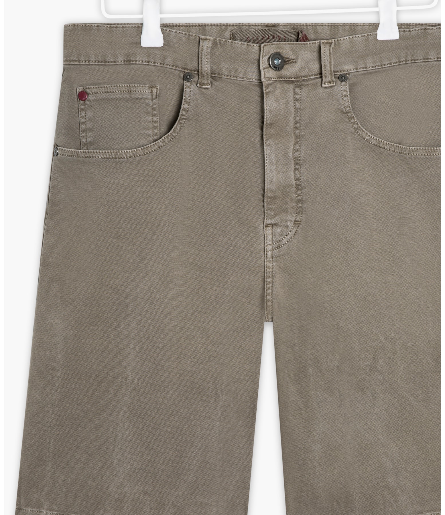 Bermuda Five Pockets Jogging Cinza Medio