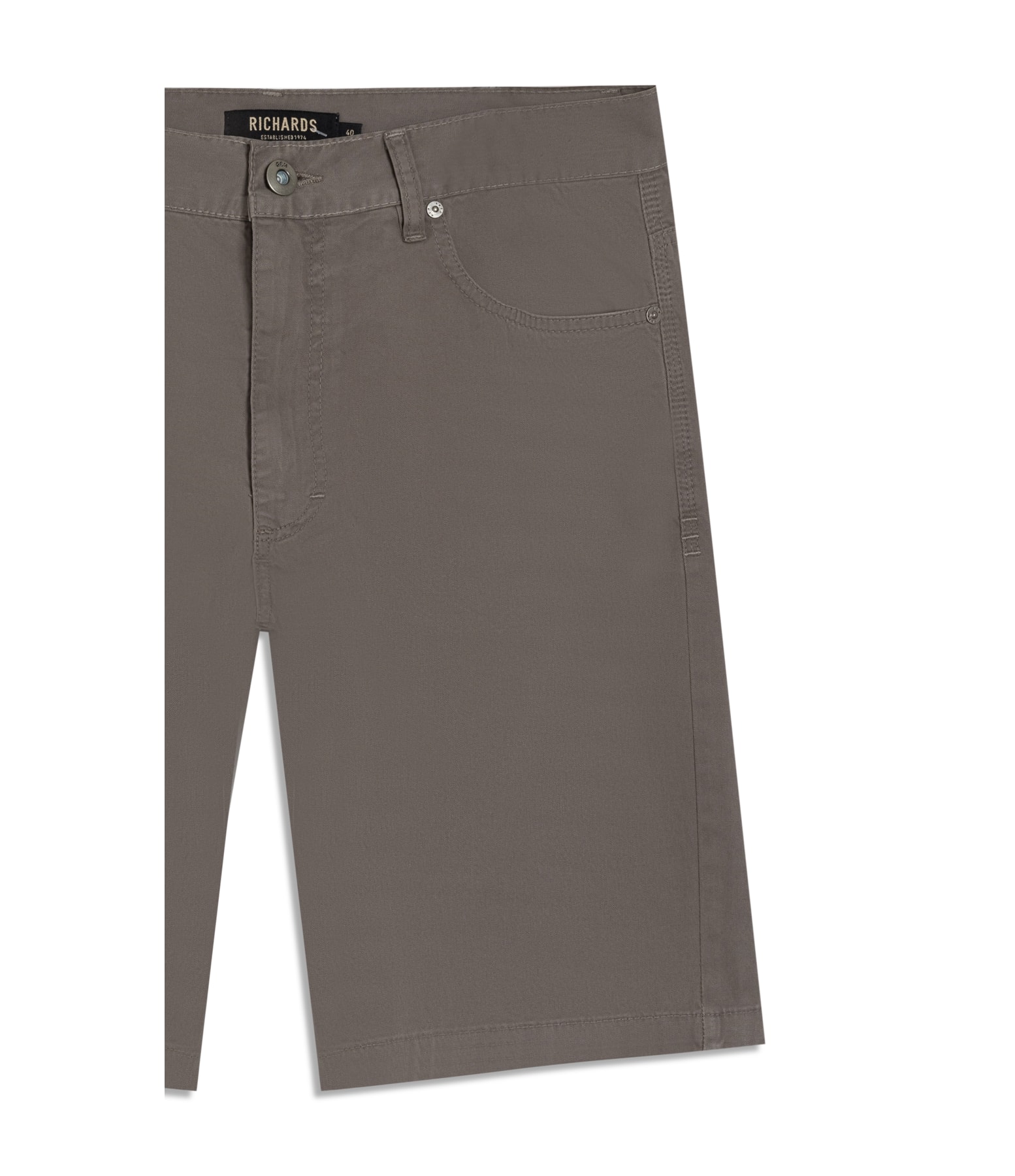 Bermuda Five Pockets Piece Dye Castor