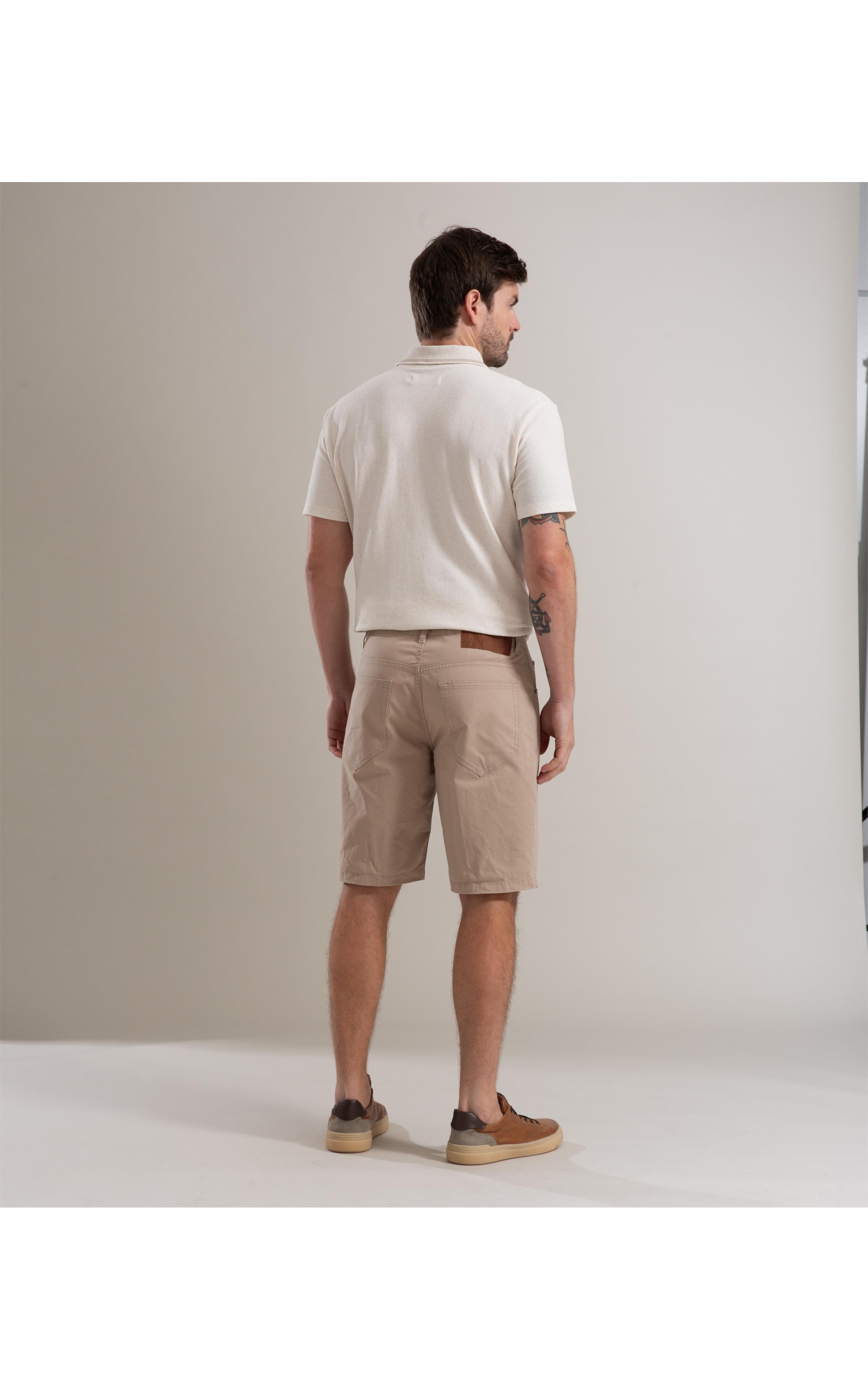 Bermuda Five Pockets Piece Dye Husk