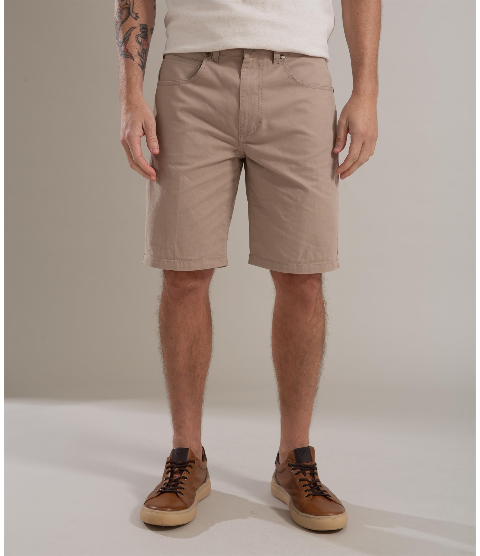 Bermuda Five Pockets Piece Dye Husk