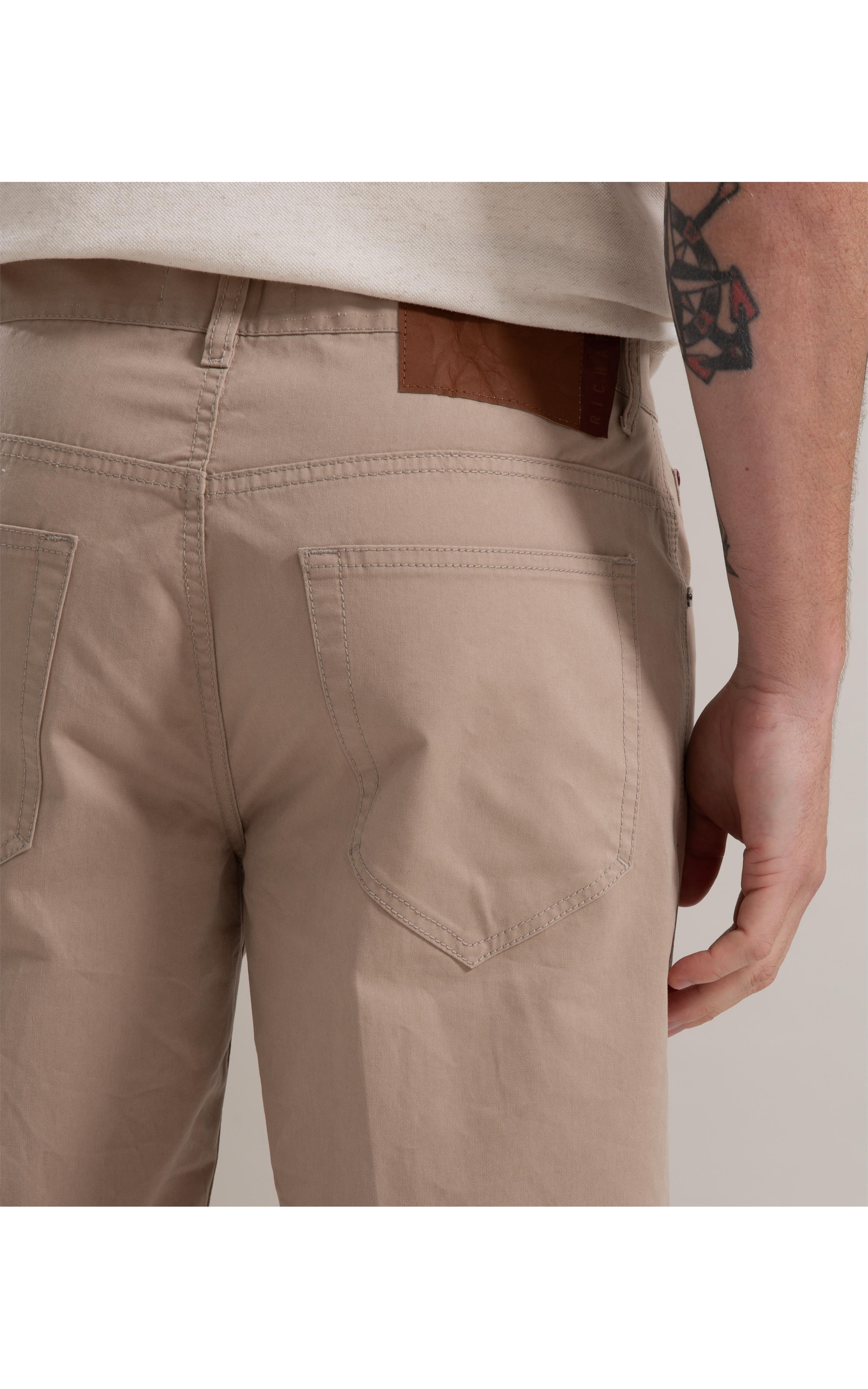 Bermuda Five Pockets Piece Dye Husk
