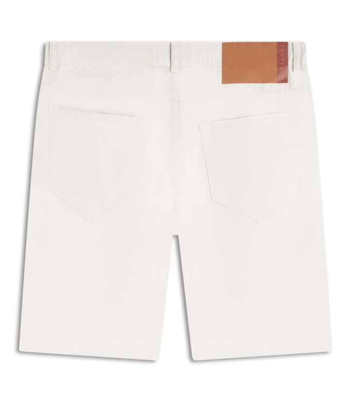 Bermuda Five Pockets Piece Dye Silver