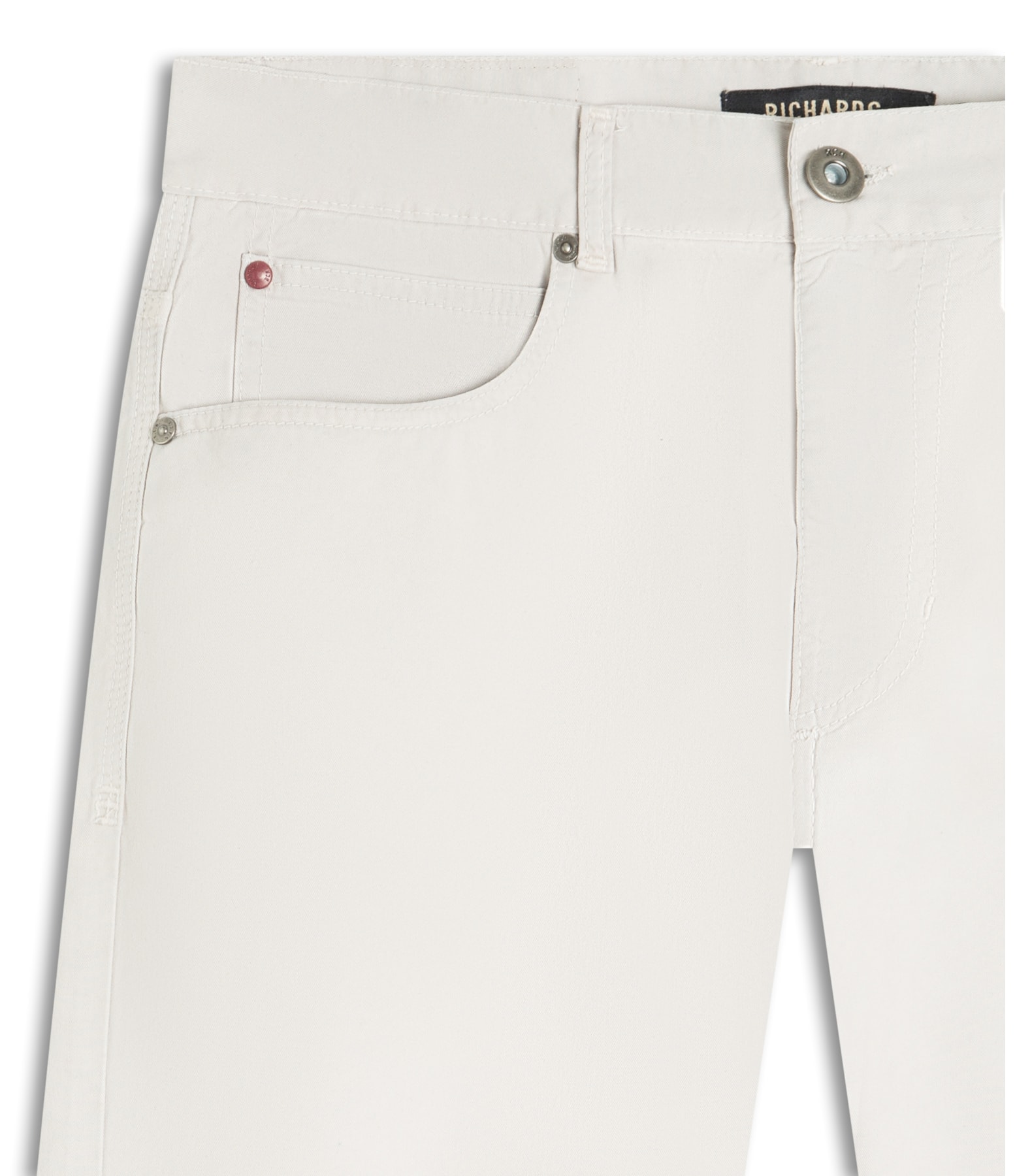Bermuda Five Pockets Piece Dye Silver