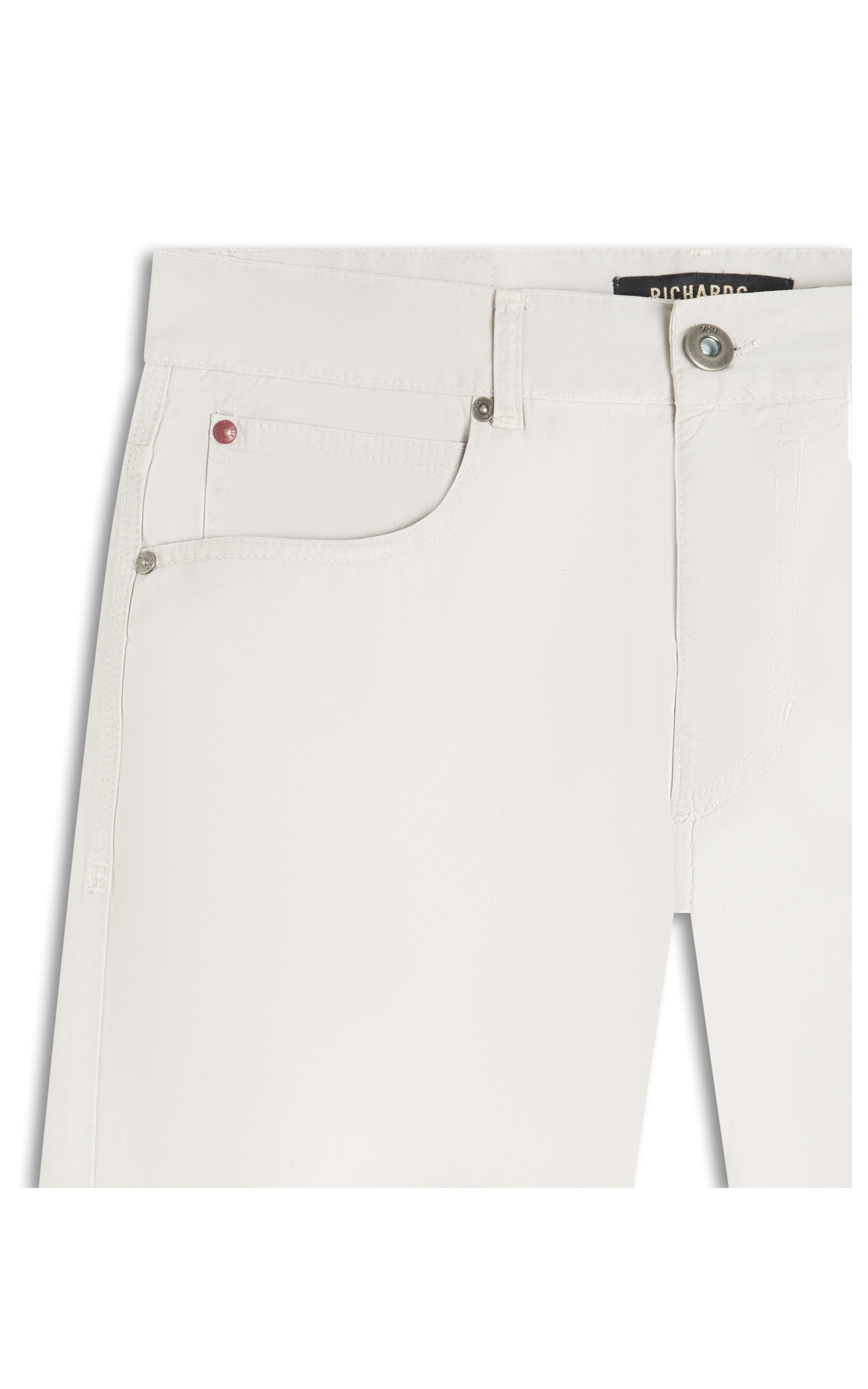 Bermuda Five Pockets Piece Dye Silver