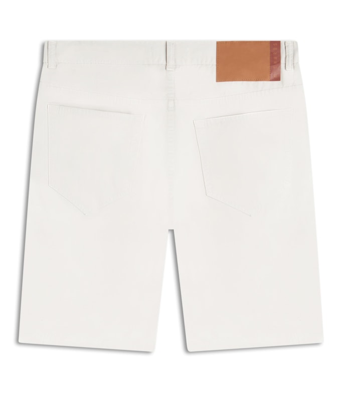 Bermuda Five Pockets Piece Dye Silver