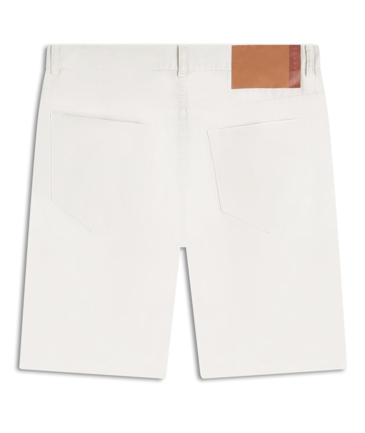 Bermuda Five Pockets Piece Dye Silver