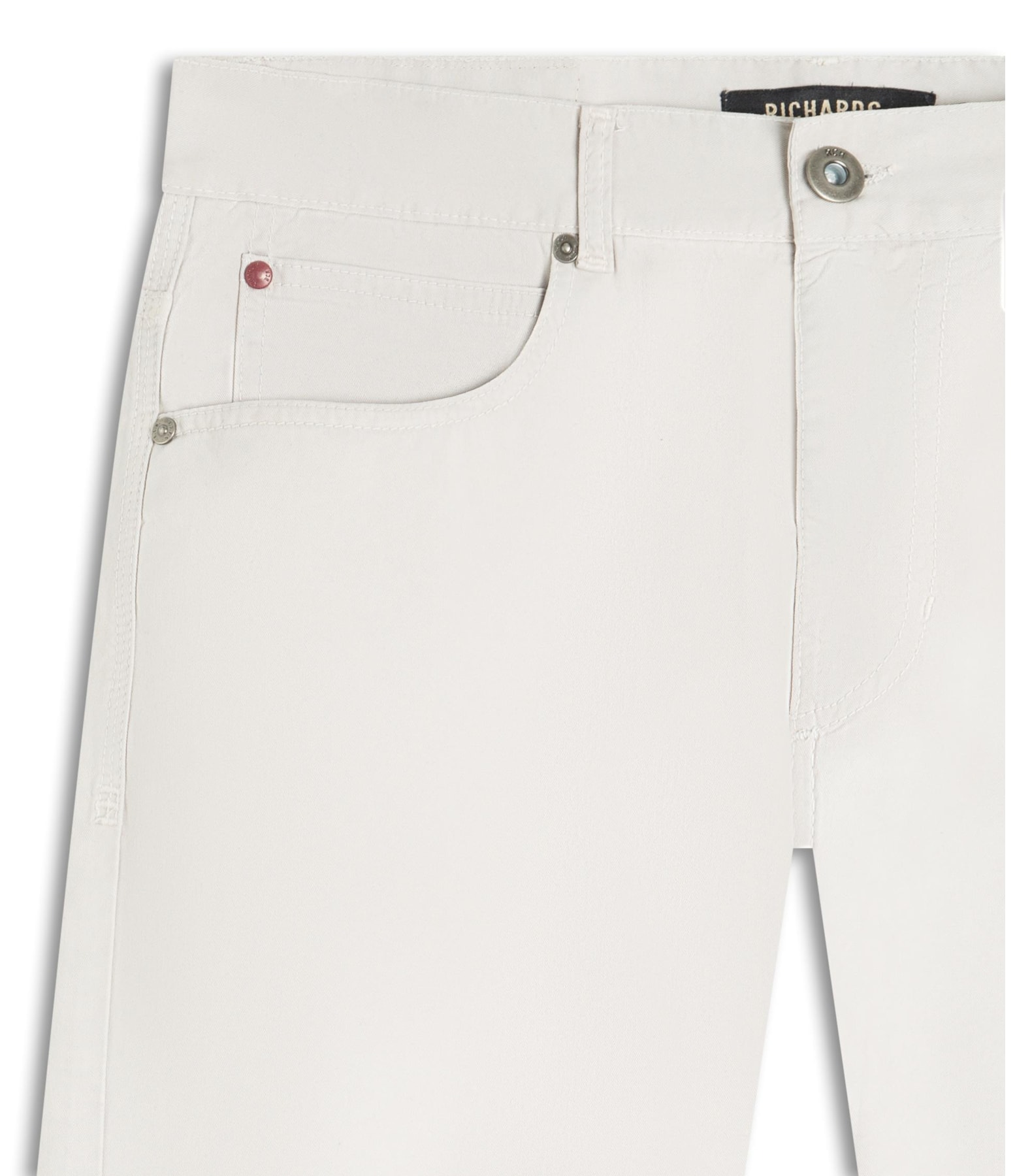 Bermuda Five Pockets Piece Dye Silver
