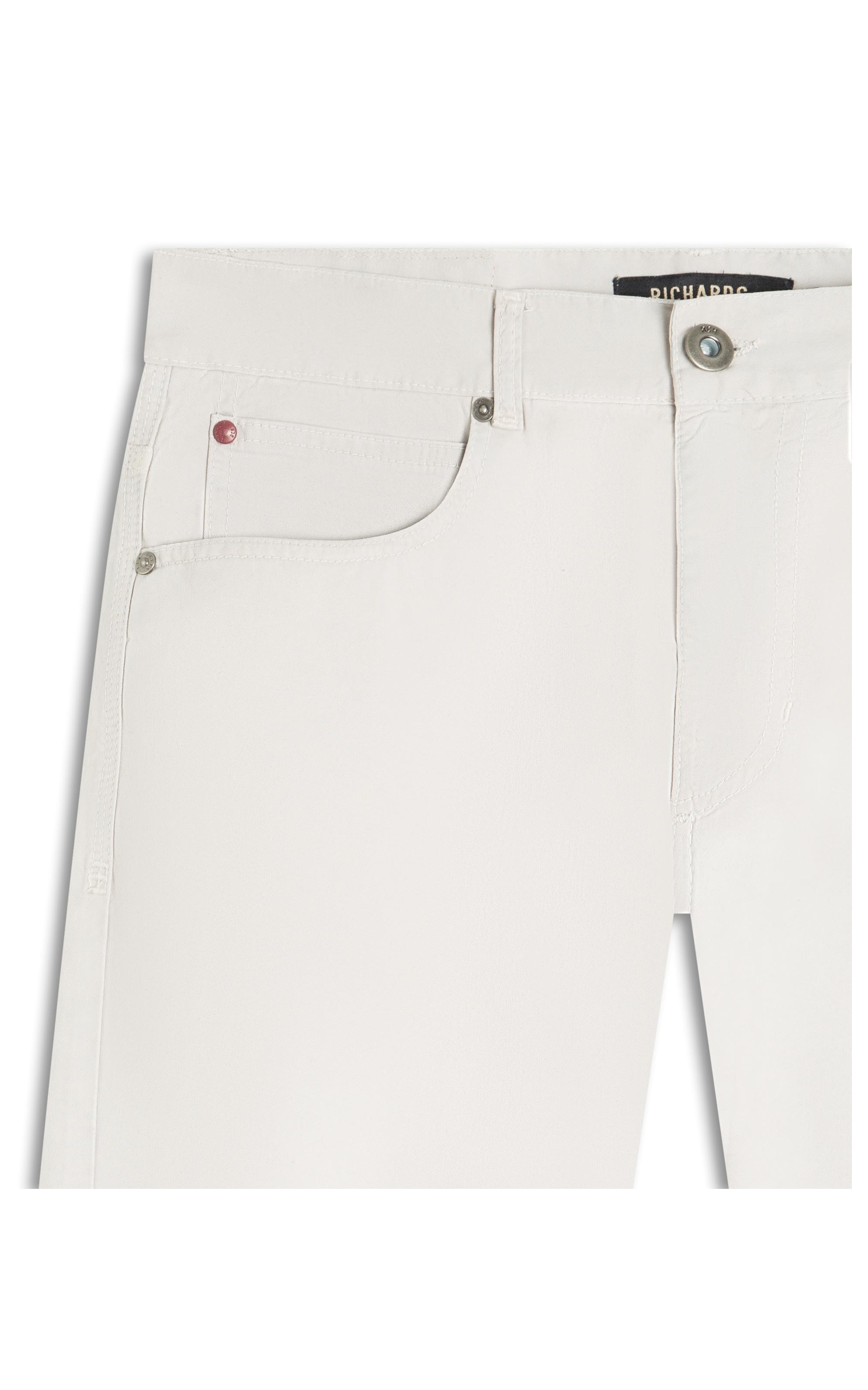 Bermuda Five Pockets Piece Dye Silver