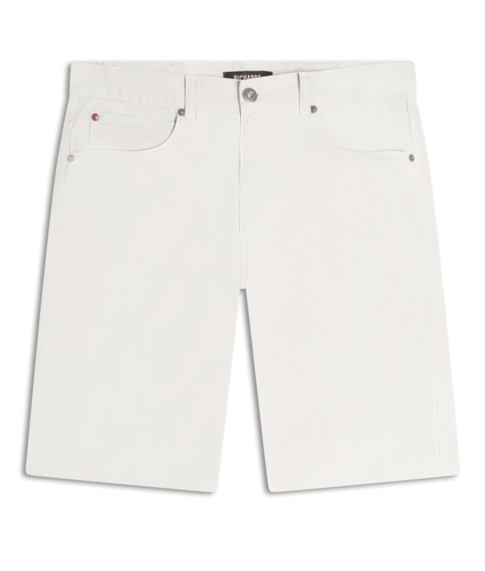 Bermuda Five Pockets Piece Dye Silver